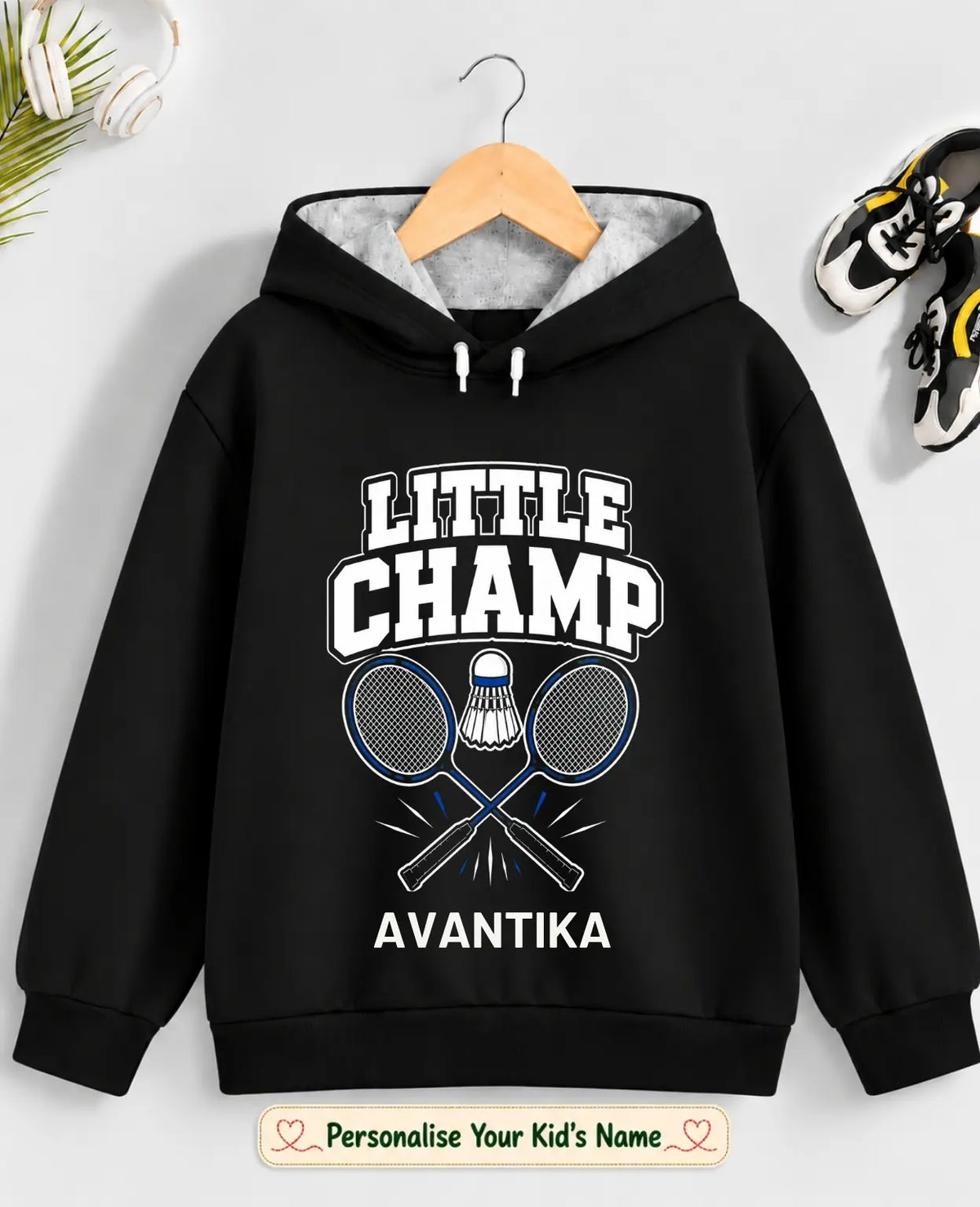 Future Sport Star Kid Custom Cotton Hoodie