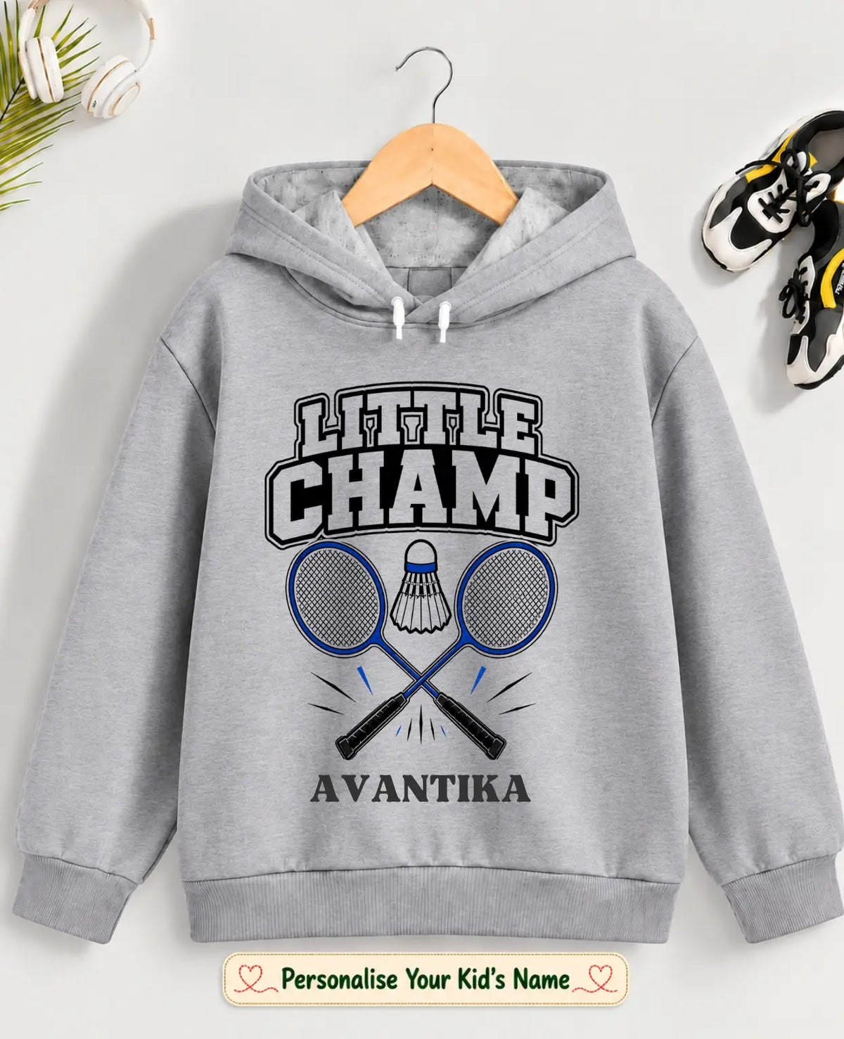 Future Sport Star Kid Custom Cotton Hoodie
