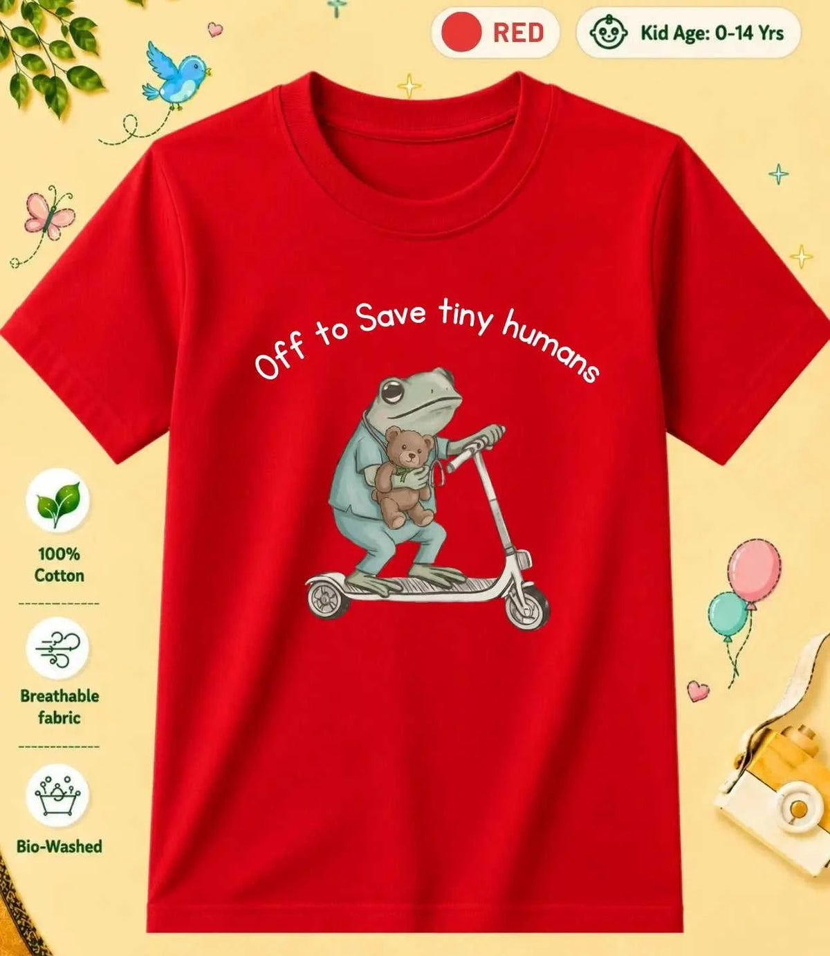 13 October Special Day Kid Cotton Tee Swiftsoul