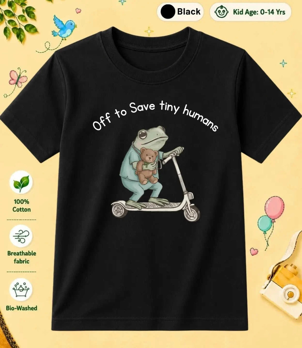13 October Special Day Kid Cotton Tee Swiftsoul