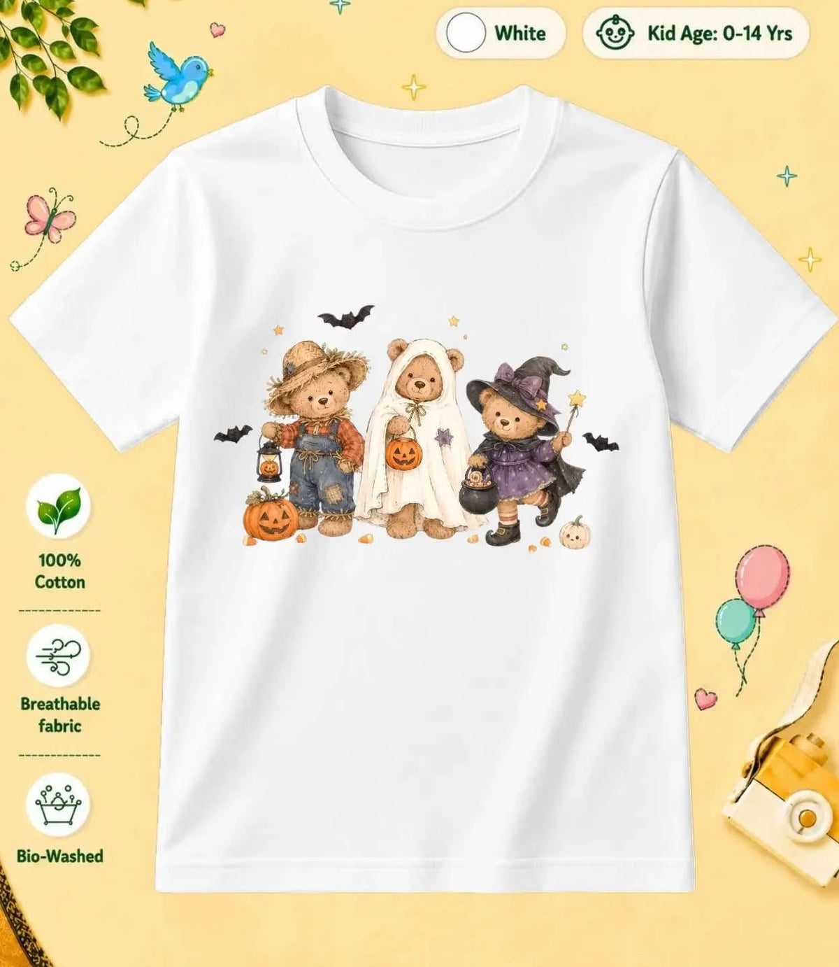14 October Special Day Kid Cotton Tee Swiftsoul