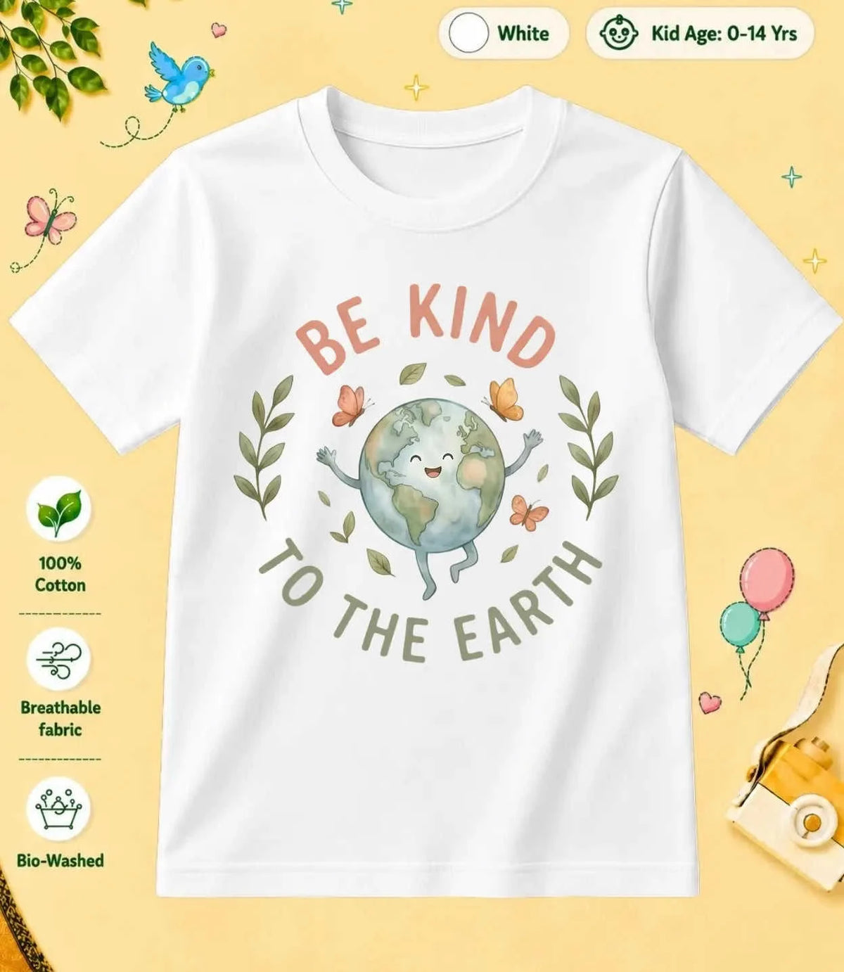 14 October Special Day Kid Cotton Tee Swiftsoul