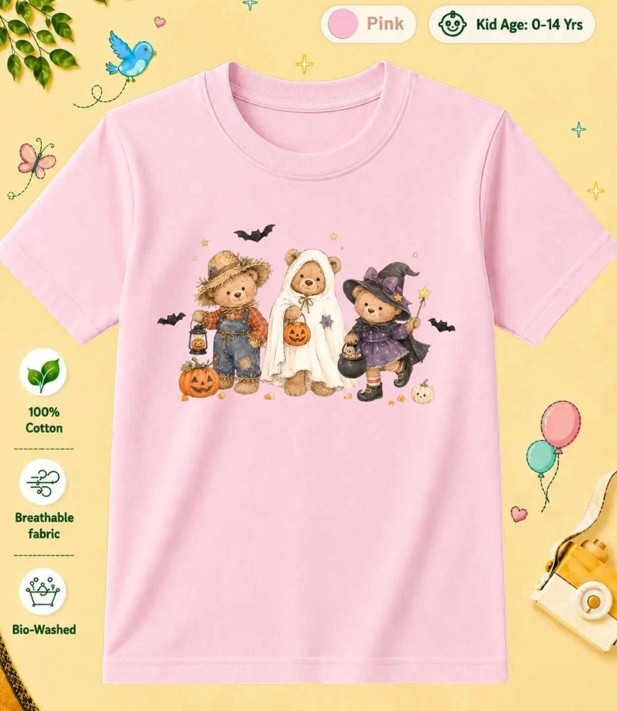 14 October Special Day Kid Cotton Tee Swiftsoul