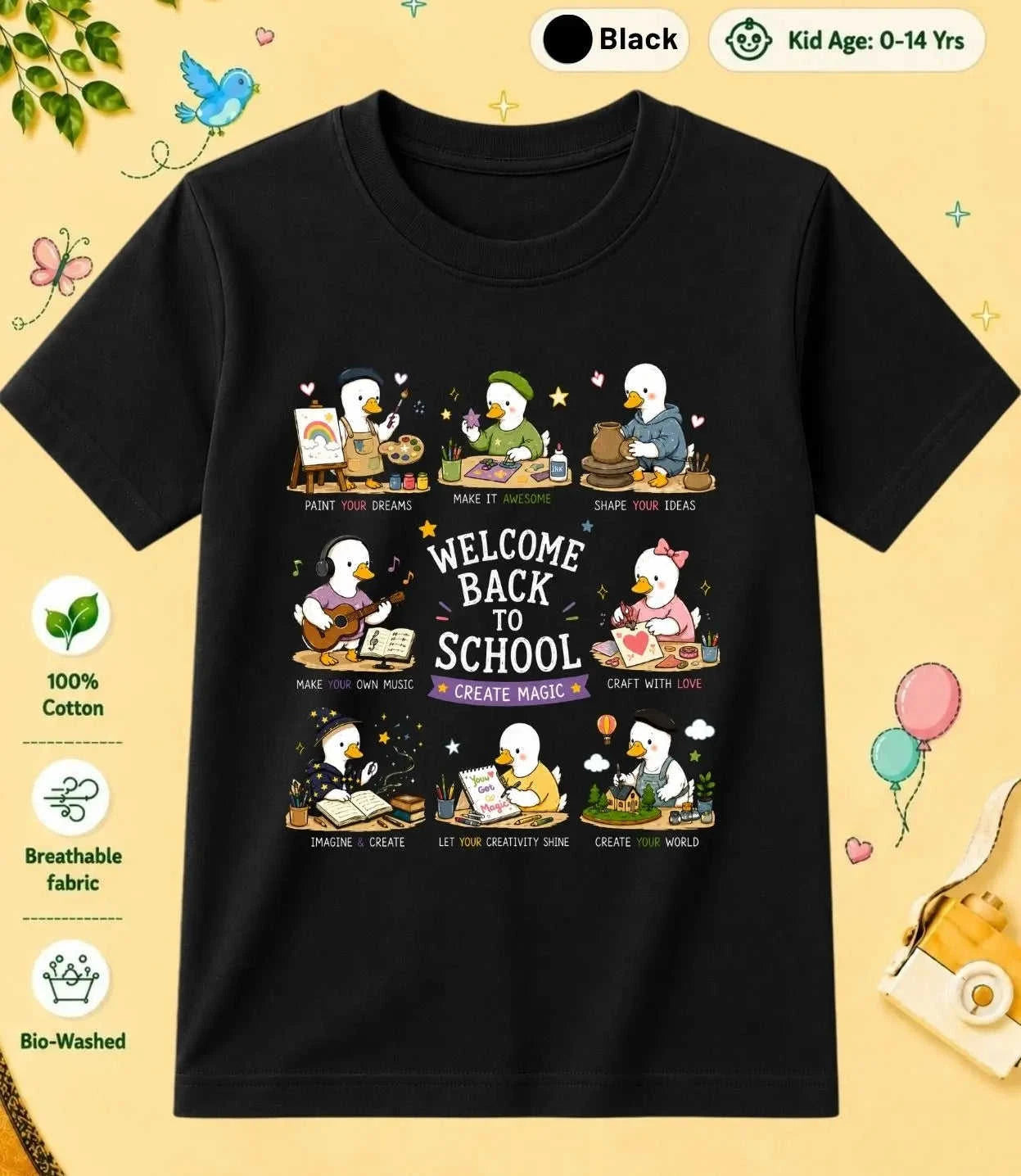 14 September Special Day Kid Cotton Tee Swiftsoul