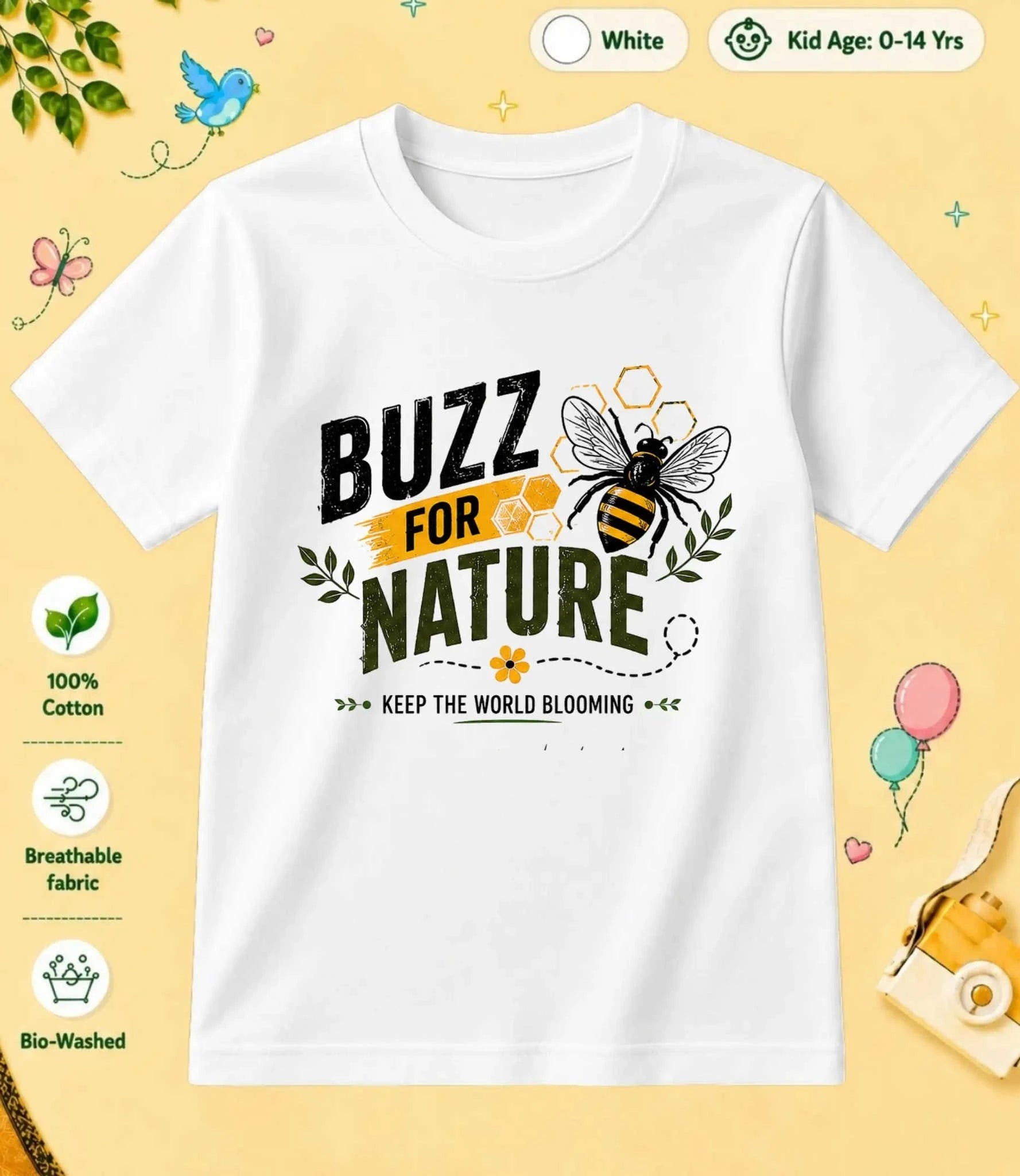 15 August Special Day Kid Cotton Tee Swiftsoul