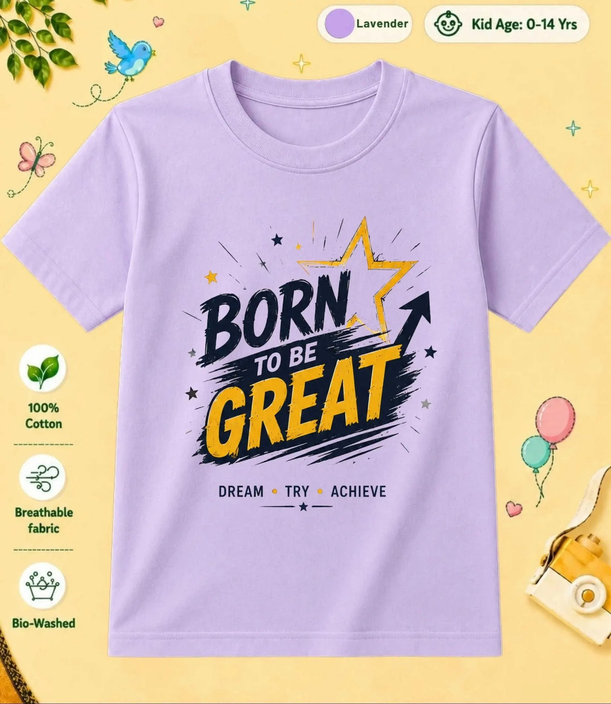 15 August Special Day Kid Cotton Tee Swiftsoul