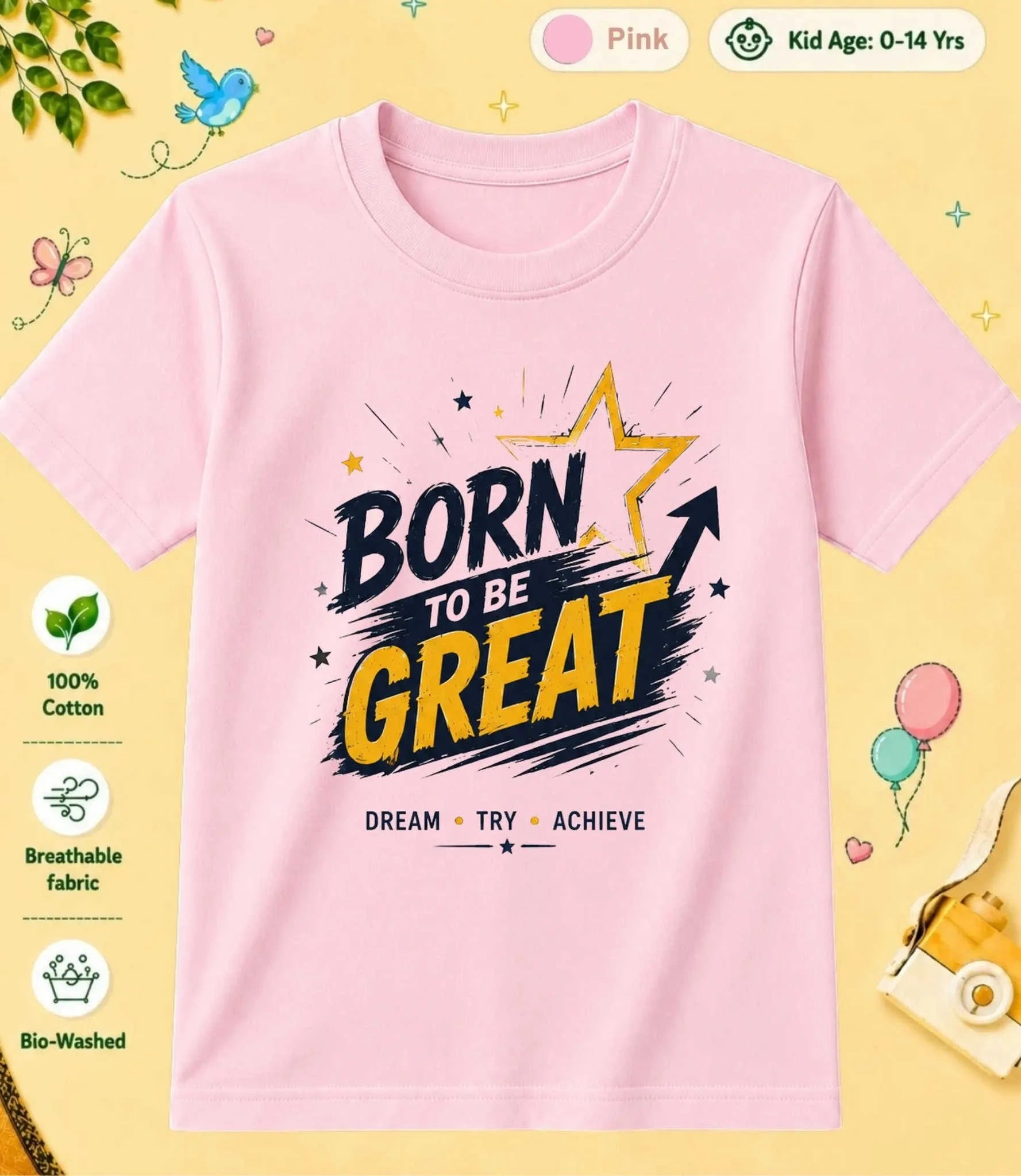 15 August Special Day Kid Cotton Tee Swiftsoul
