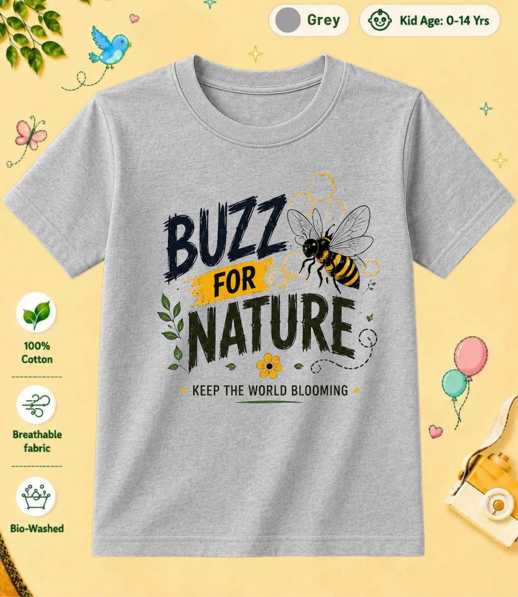 15 August Special Day Kid Cotton Tee Swiftsoul