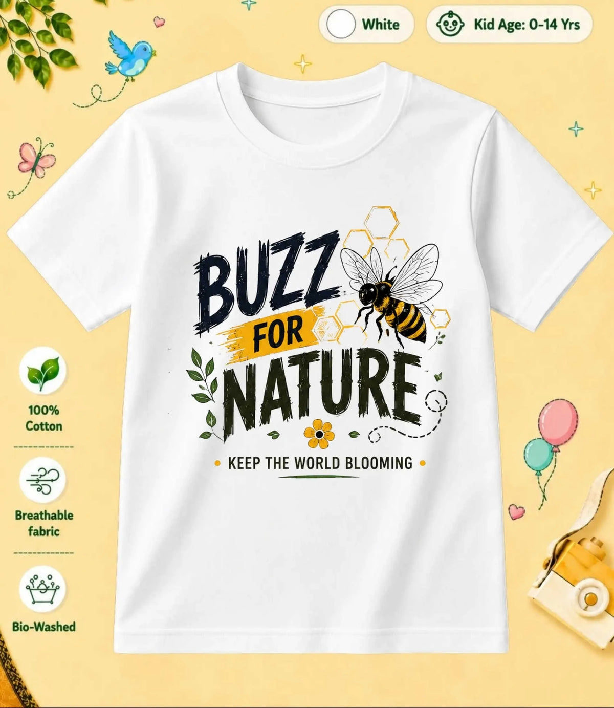 15 August Special Day Kid Cotton Tee Swiftsoul