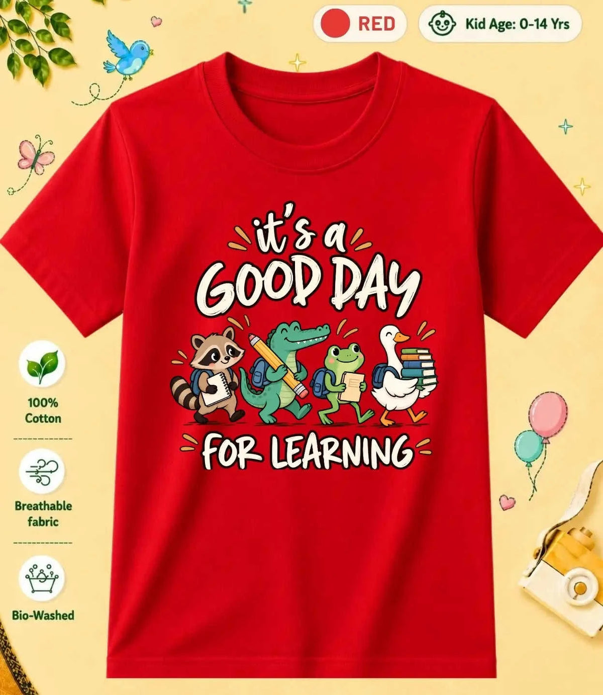 15 October Special Day Kid Cotton Tee Swiftsoul