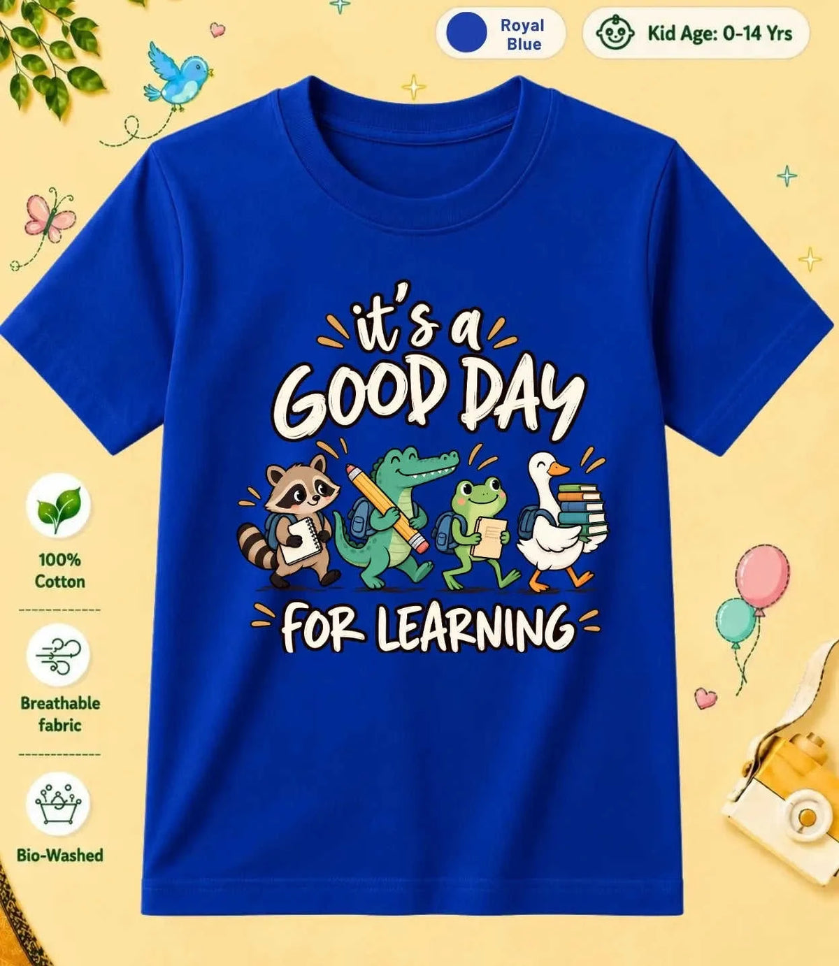 15 October Special Day Kid Cotton Tee Swiftsoul