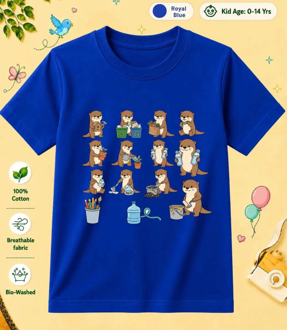 15 October Special Day Kid Cotton Tee Swiftsoul