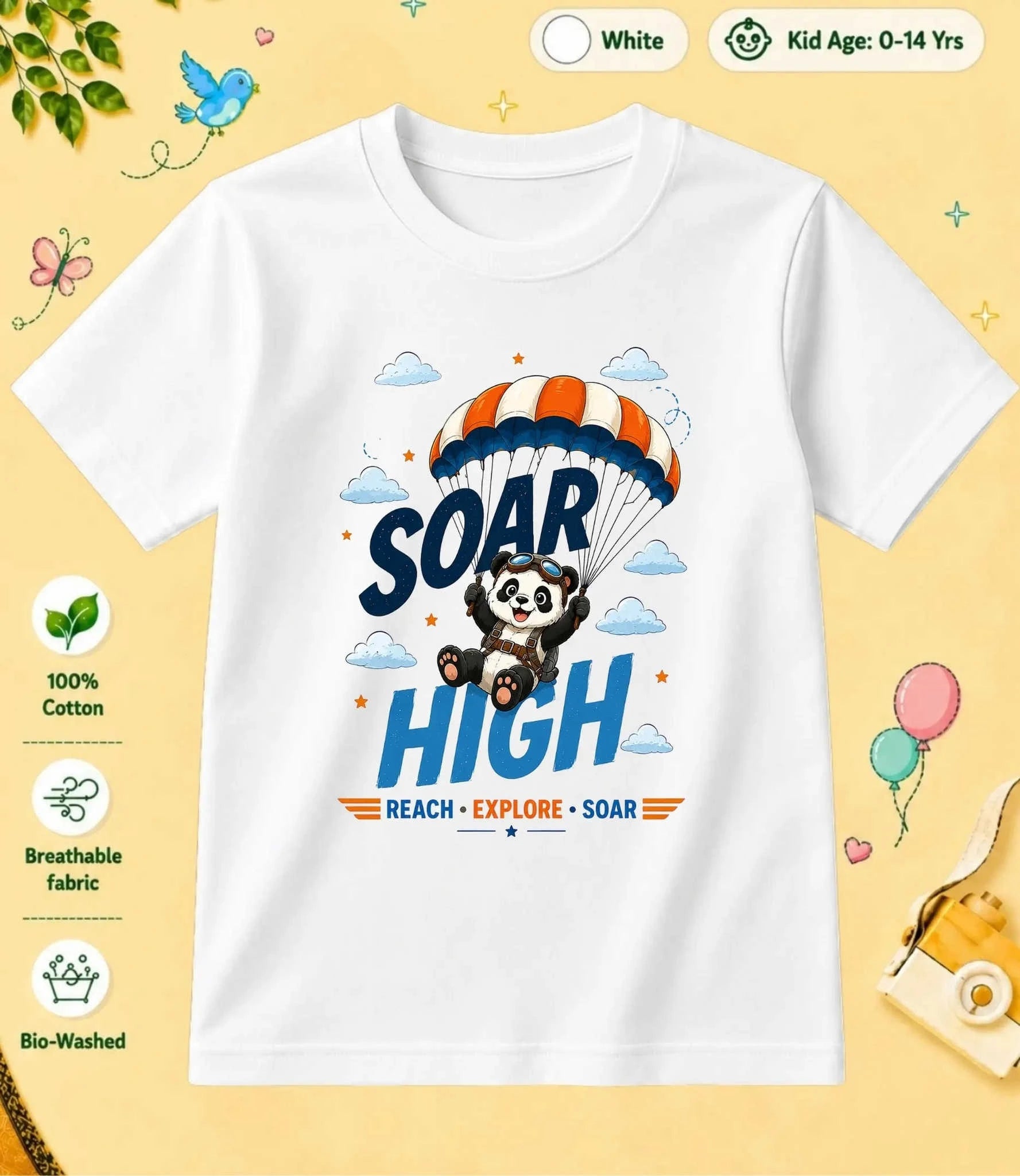 16 August Special Day Kid Cotton Tee Swiftsoul