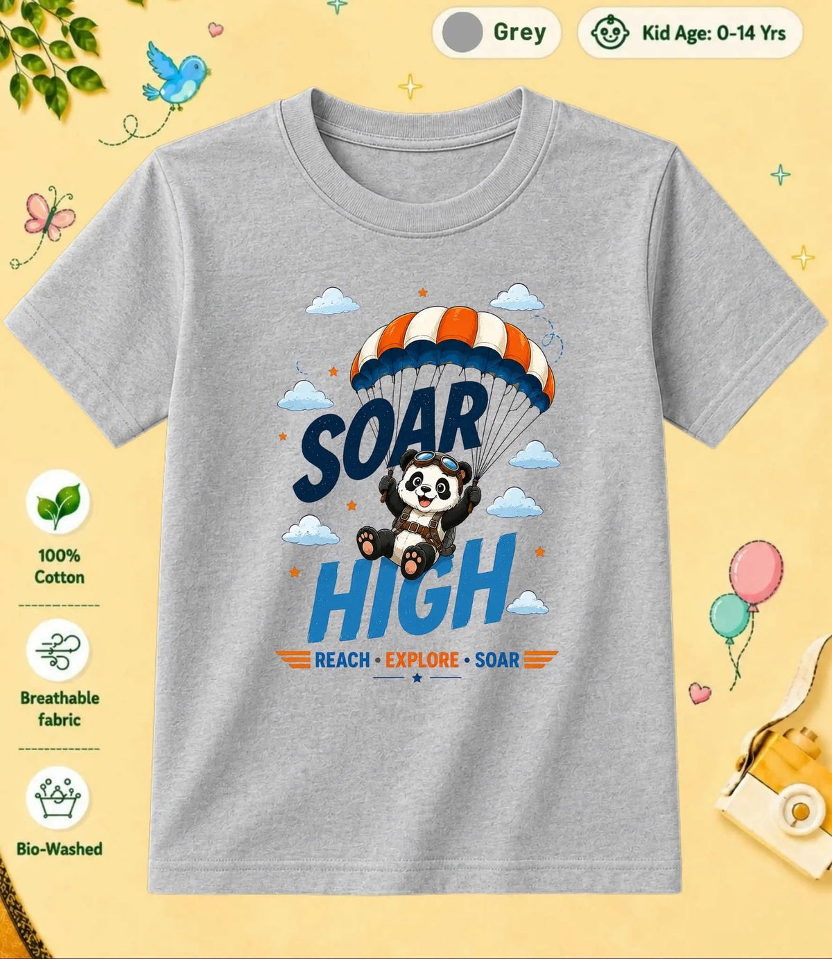 16 August Special Day Kid Cotton Tee Swiftsoul