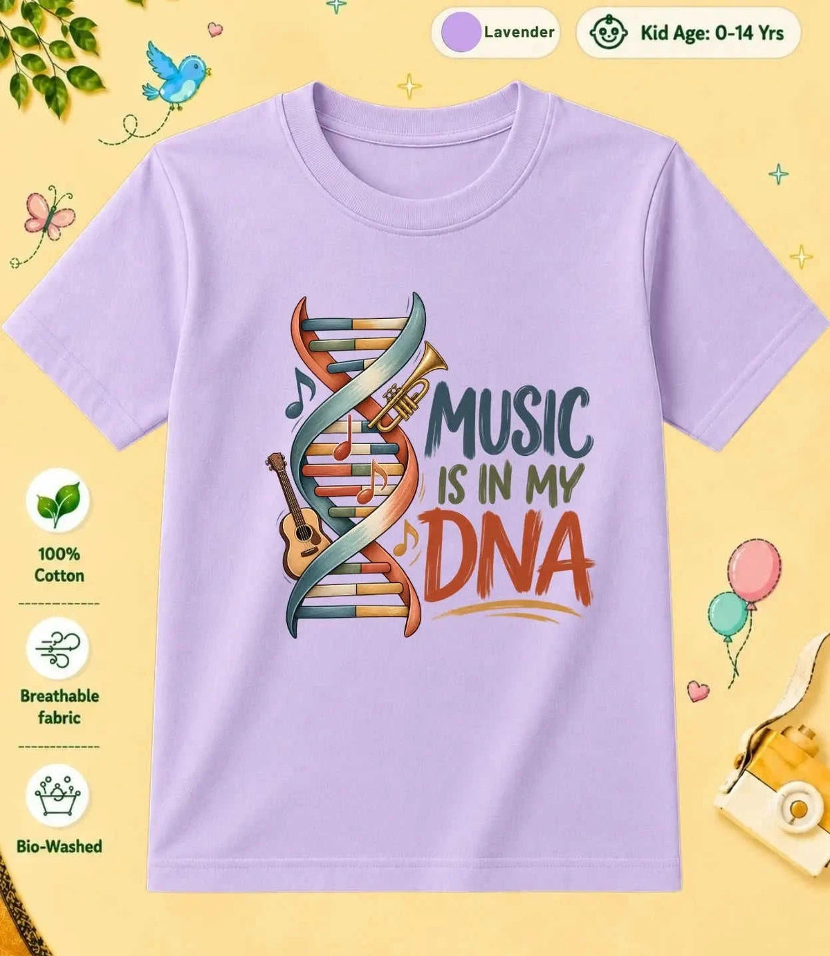 16 October Special Day Kid Cotton Tee Swiftsoul