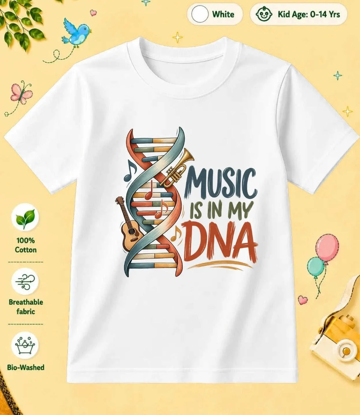 16 October Special Day Kid Cotton Tee Swiftsoul