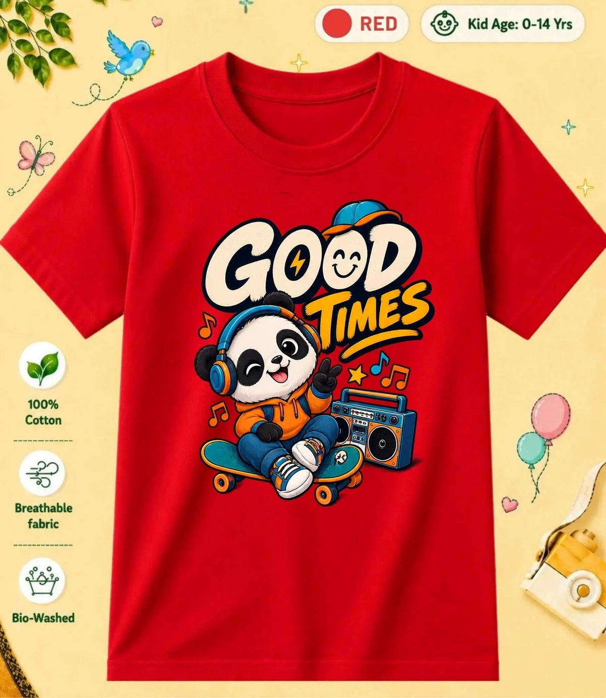 17 August Special Day Kid Cotton Tee Swiftsoul