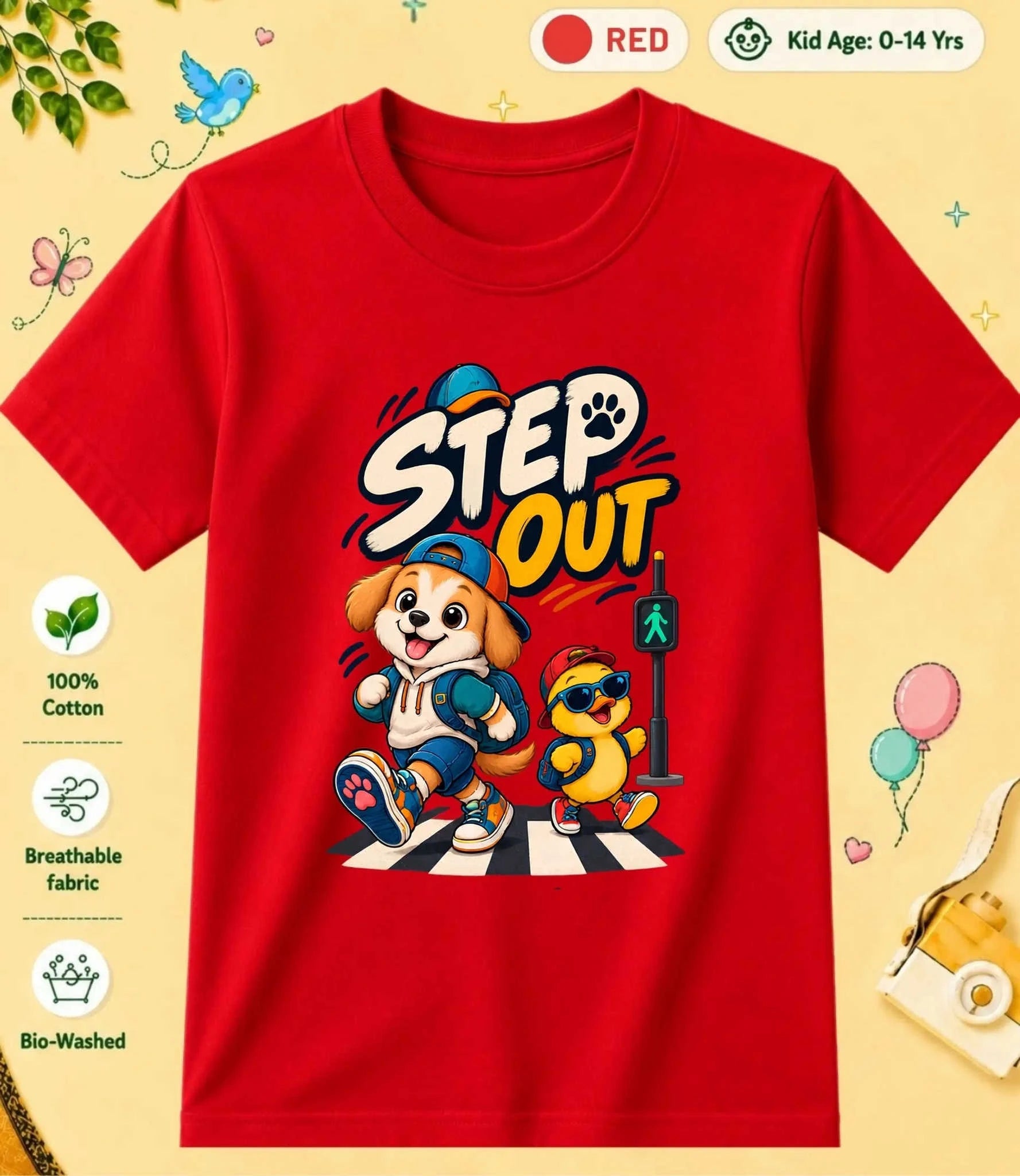 17 August Special Day Kid Cotton Tee Swiftsoul