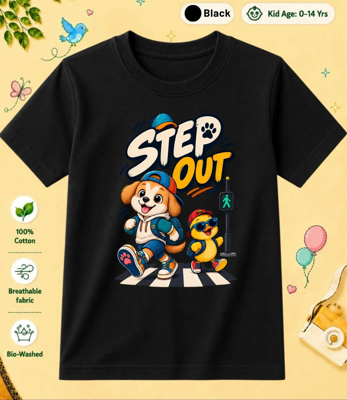 17 August Special Day Kid Cotton Tee Swiftsoul
