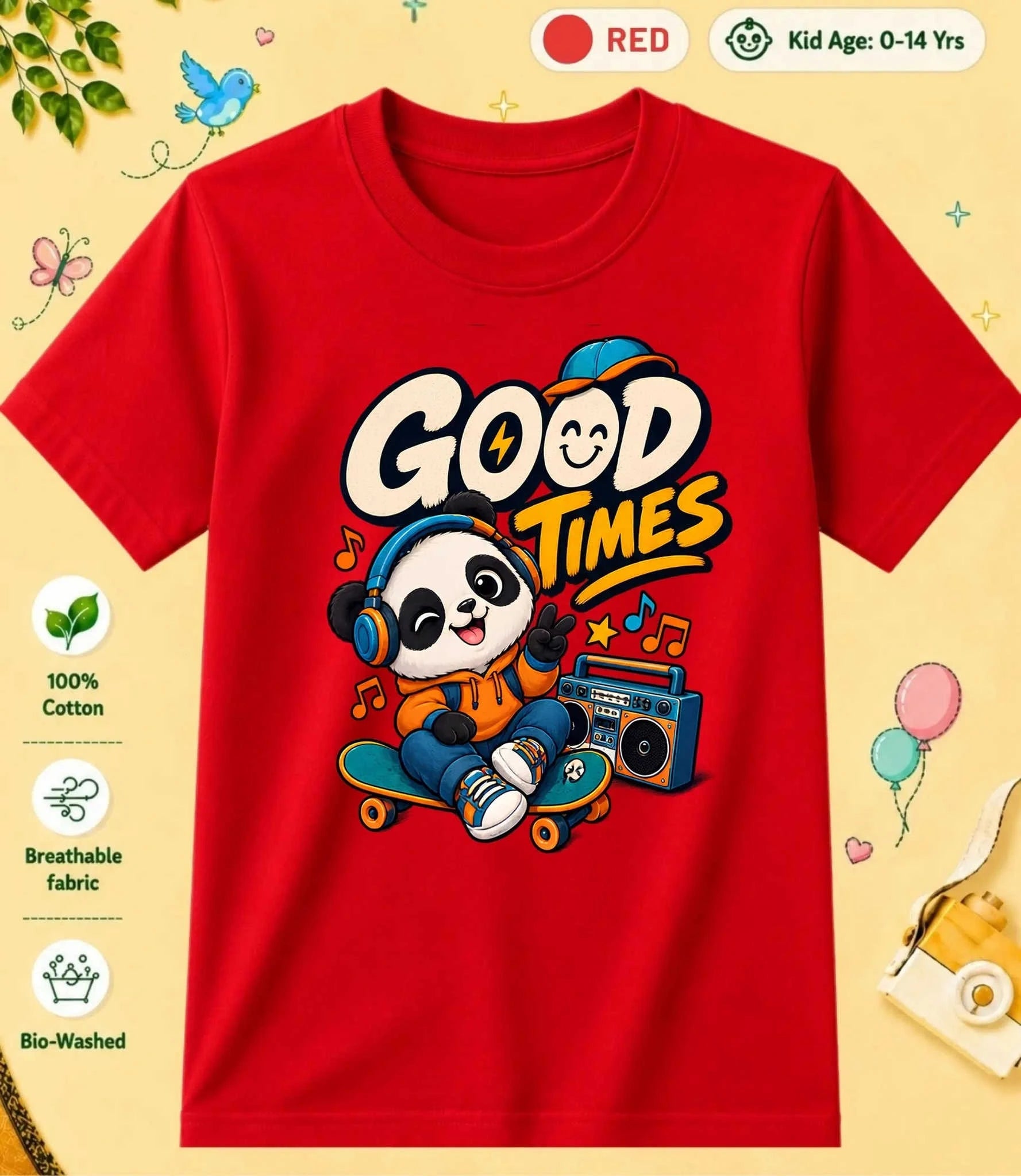 17 August Special Day Kid Cotton Tee Swiftsoul