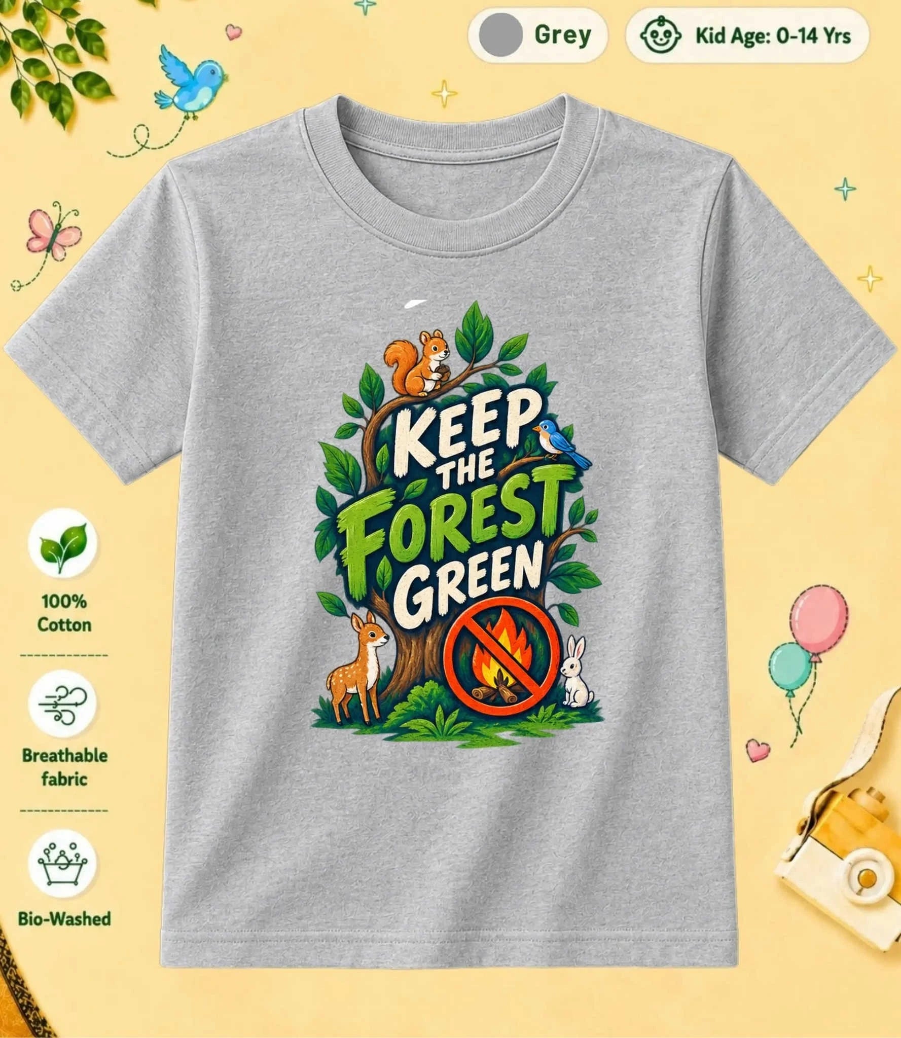 18 August Special Day Kid Cotton Tee Swiftsoul