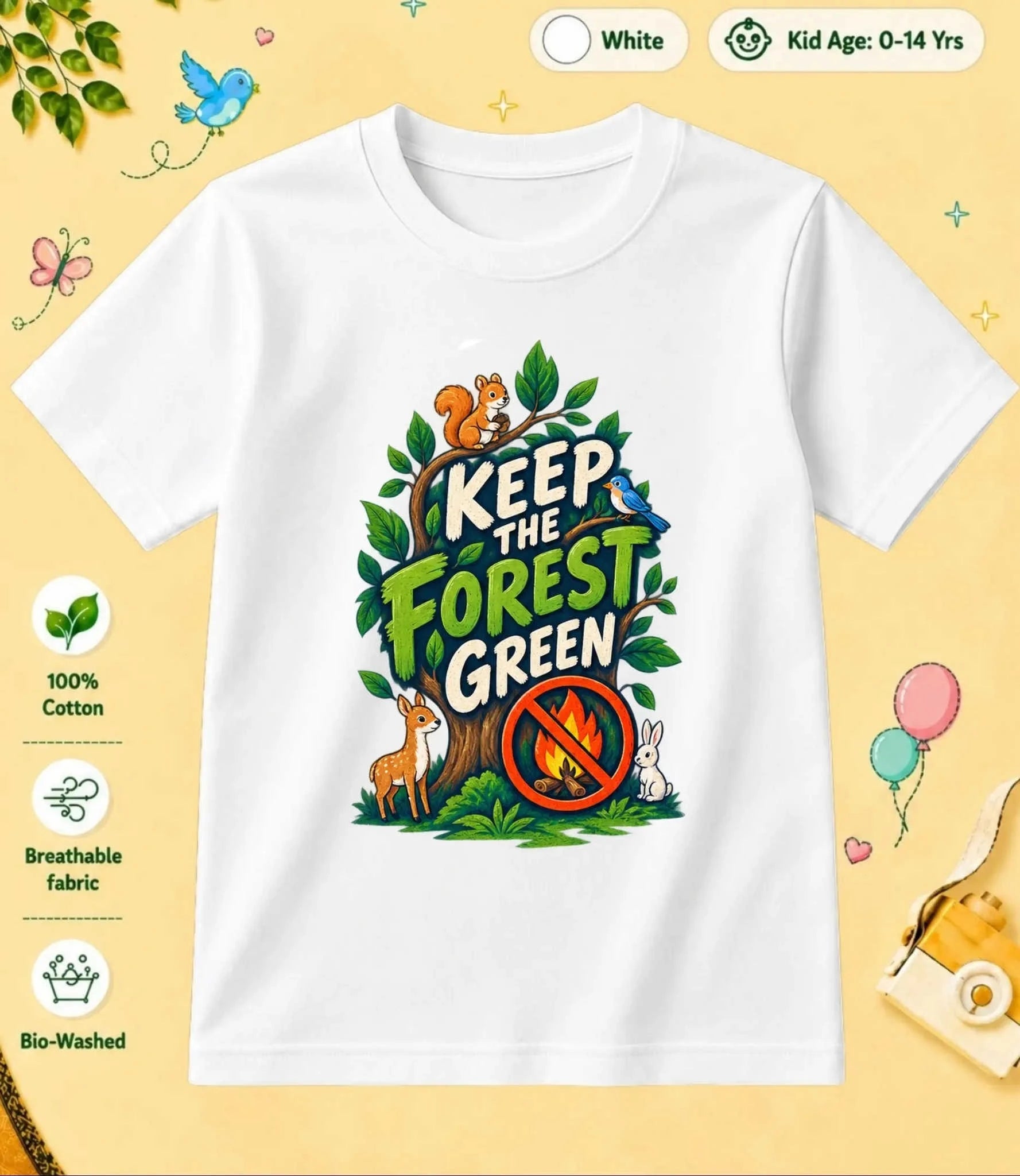 18 August Special Day Kid Cotton Tee Swiftsoul