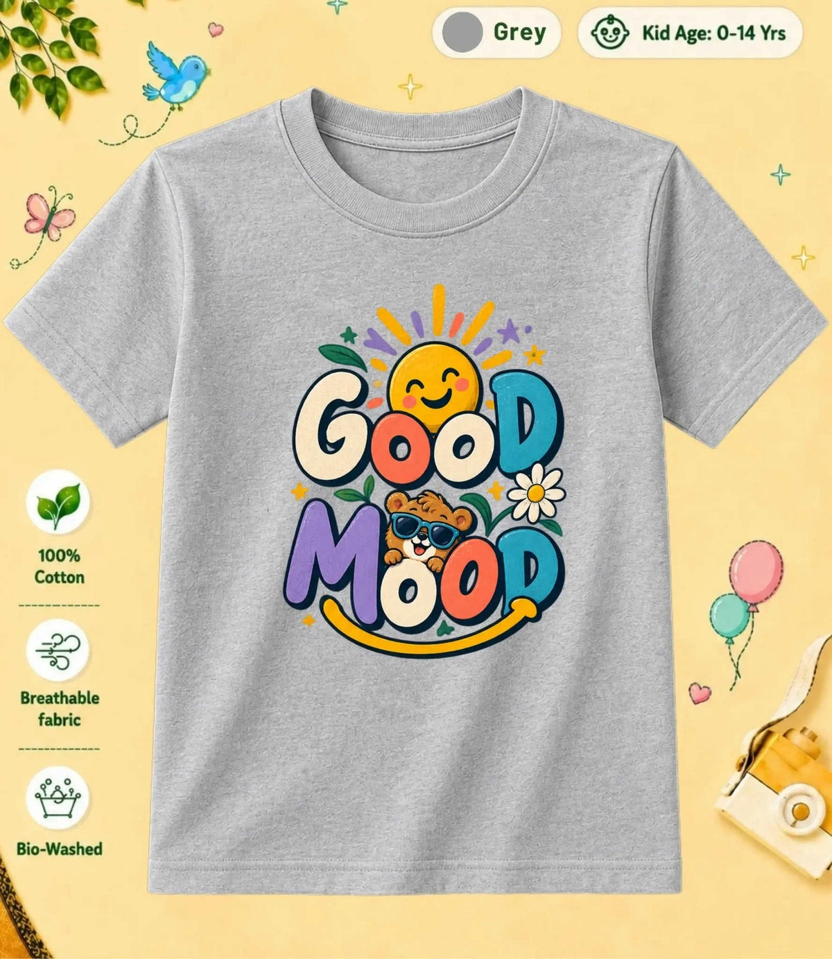 18 August Special Day Kid Cotton Tee Swiftsoul