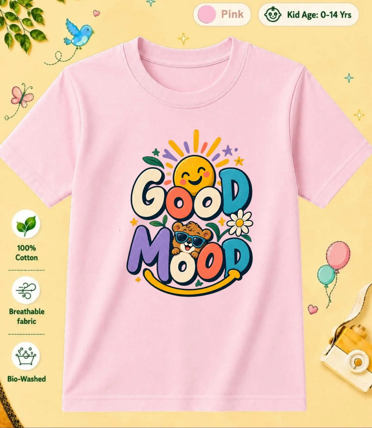 18 August Special Day Kid Cotton Tee Swiftsoul