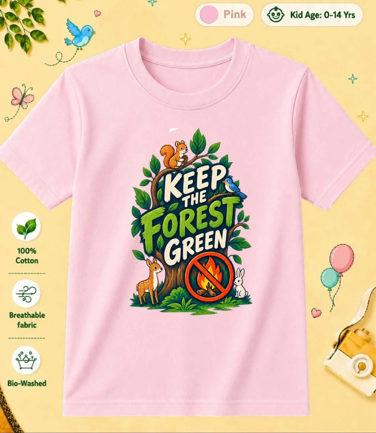 18 August Special Day Kid Cotton Tee Swiftsoul