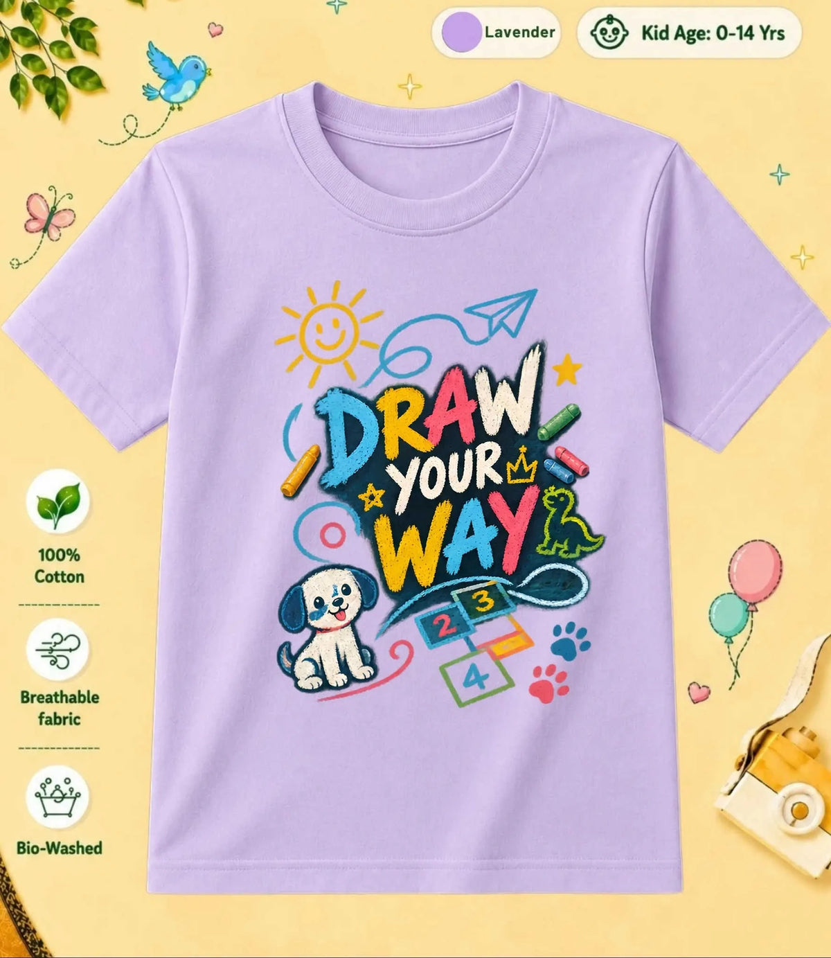 18 August Special Day Kid Cotton Tee Swiftsoul
