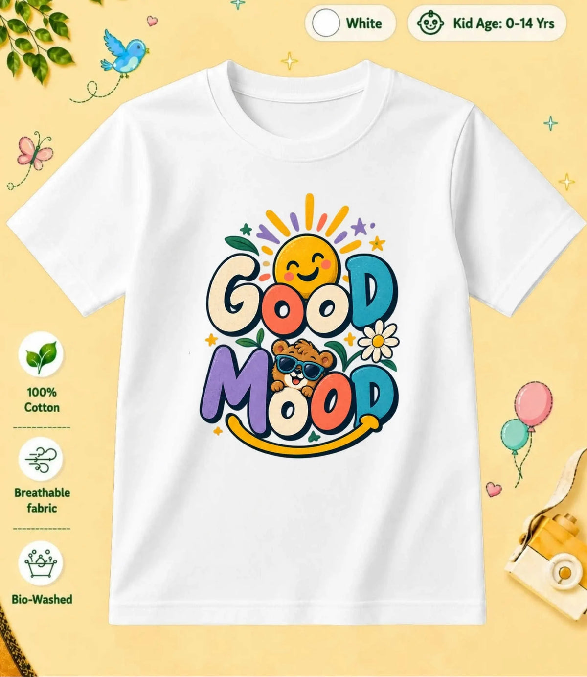 18 August Special Day Kid Cotton Tee Swiftsoul