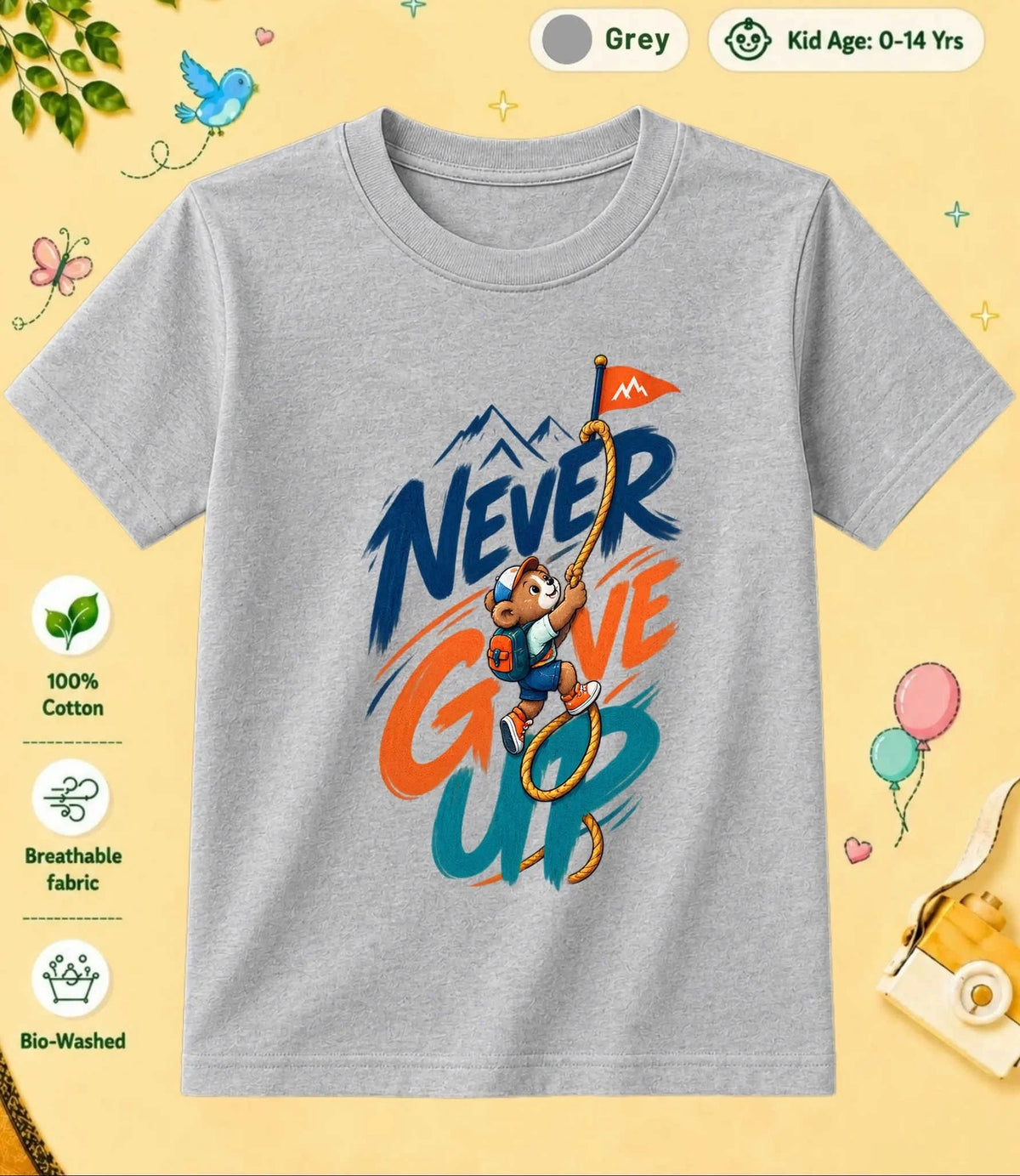 18 August Special Day Kid Cotton Tee Swiftsoul