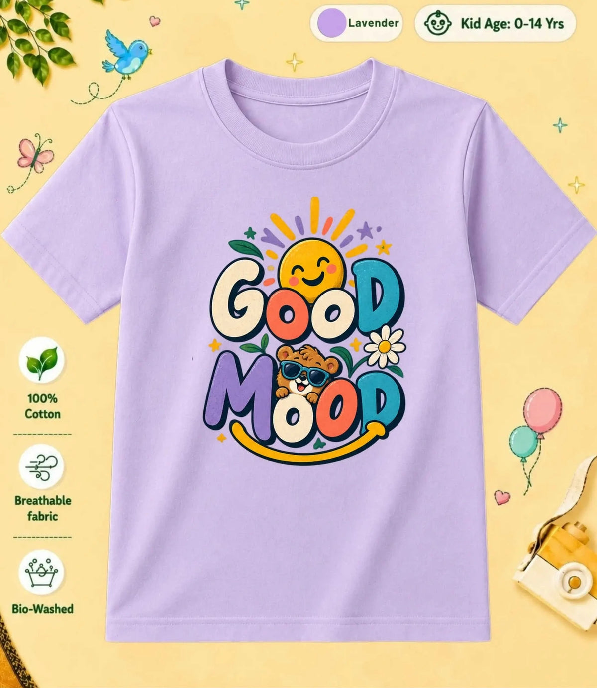 18 August Special Day Kid Cotton Tee Swiftsoul