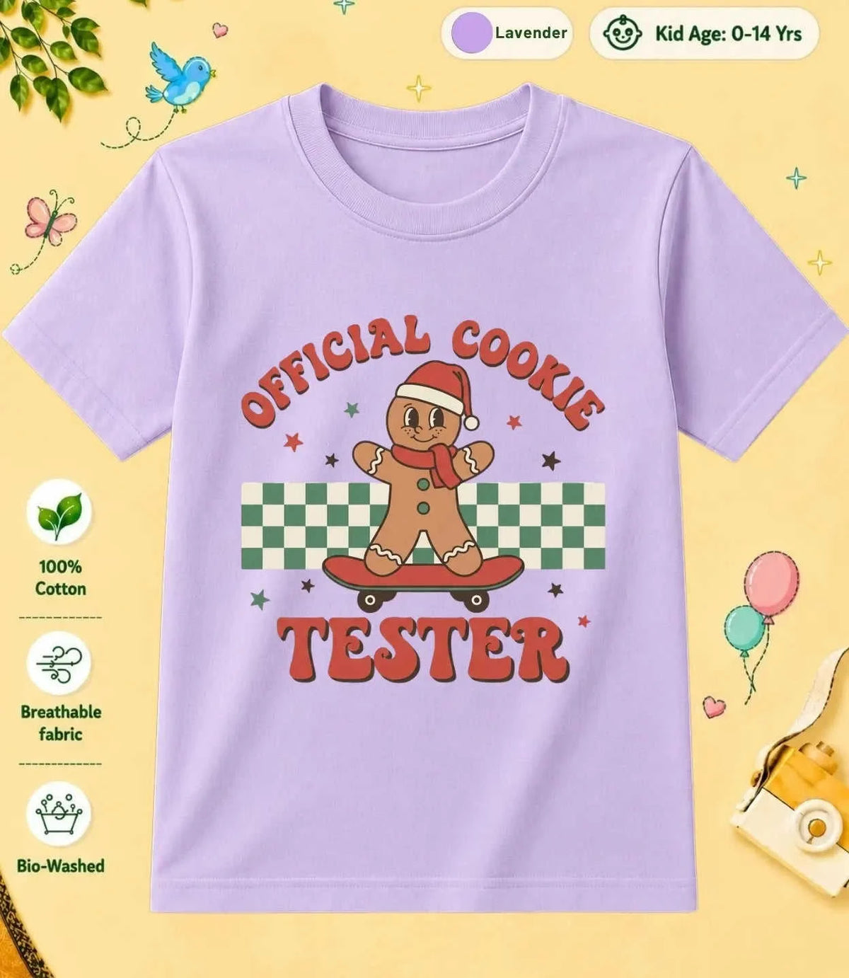 18 December Special Day Kid Cotton Tee Swiftsoul