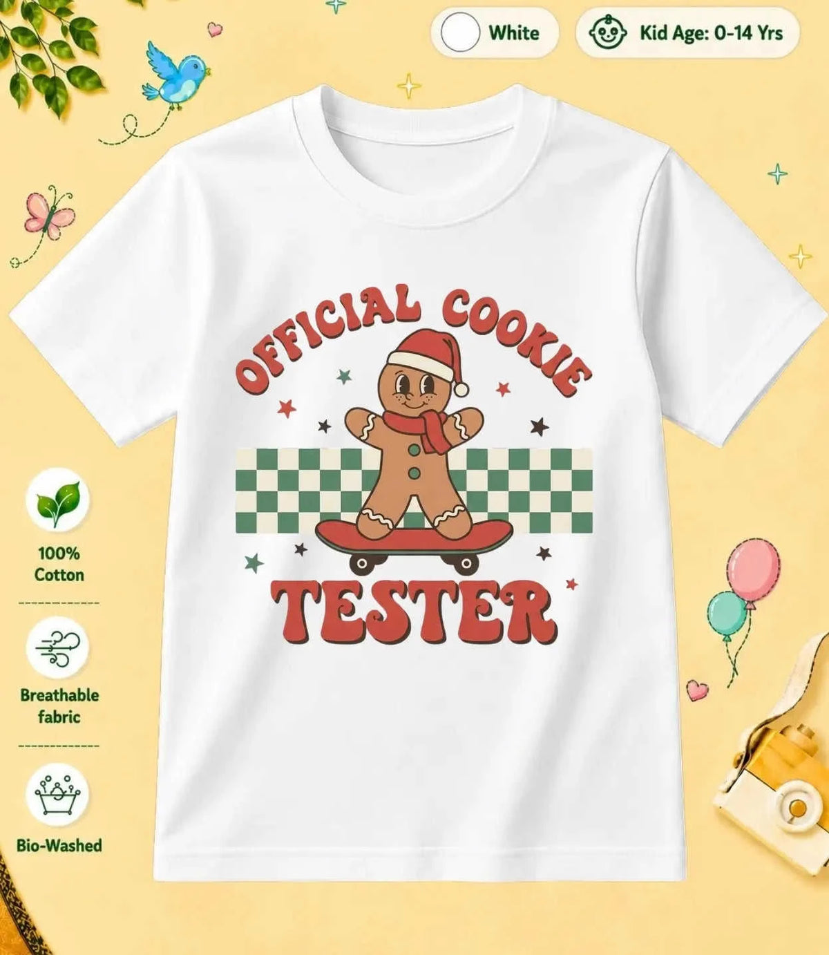 18 December Special Day Kid Cotton Tee Swiftsoul
