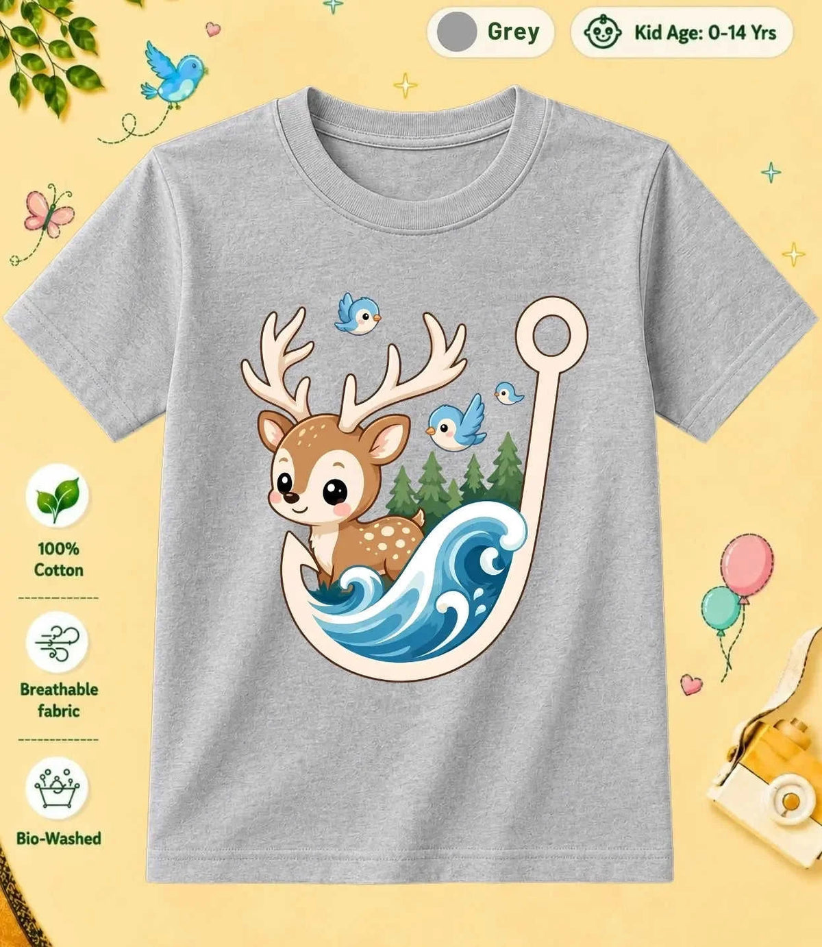 18 October Special Day Kid Cotton Tee Swiftsoul