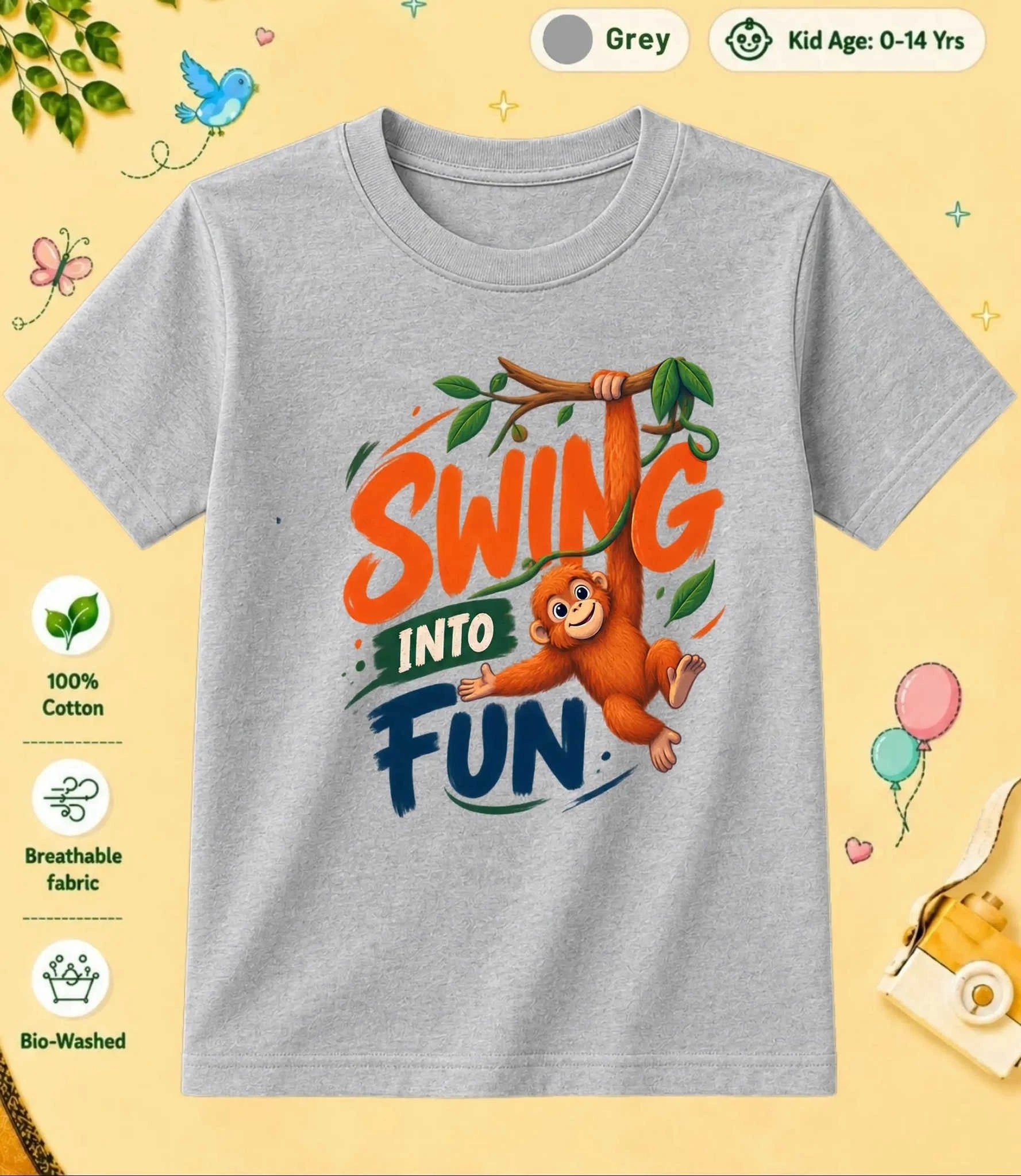 19 August Special Day Kid Cotton Tee Swiftsoul