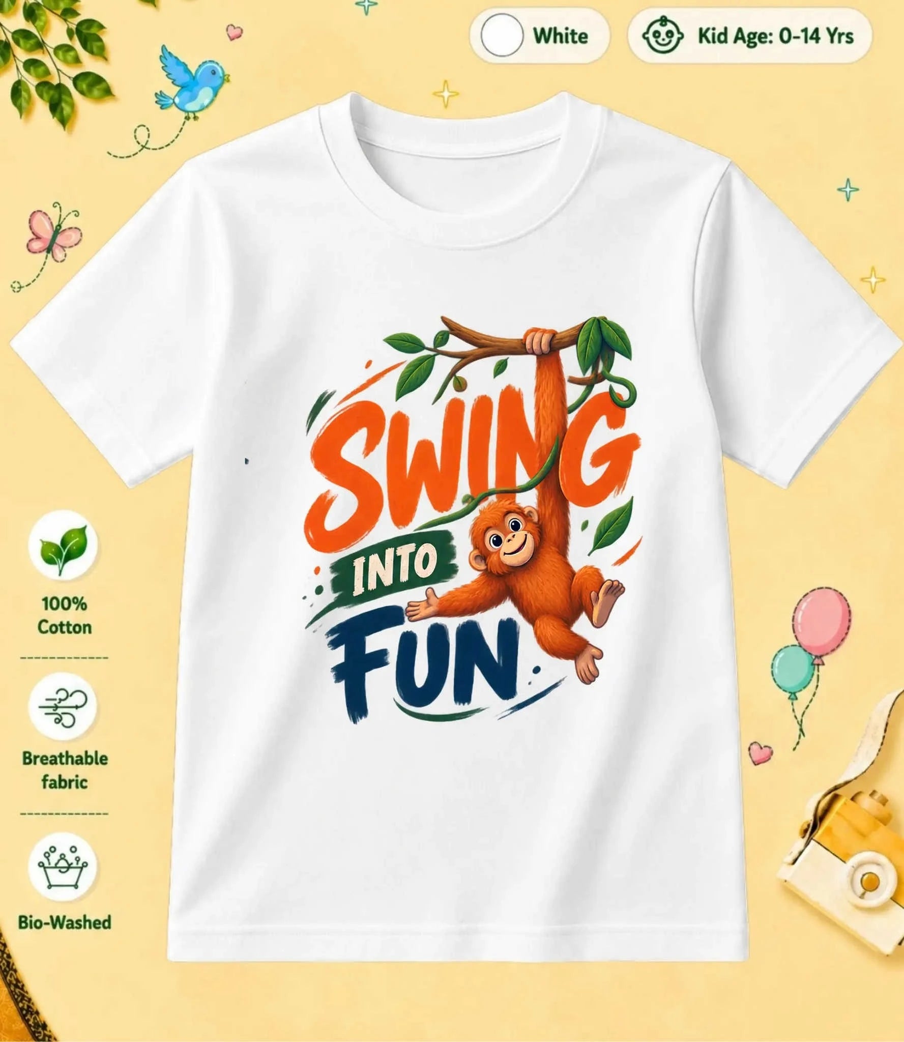 19 August Special Day Kid Cotton Tee Swiftsoul
