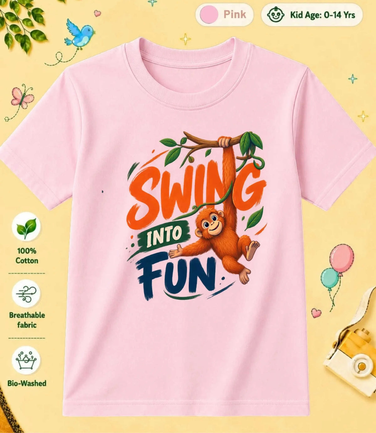 19 August Special Day Kid Cotton Tee Swiftsoul
