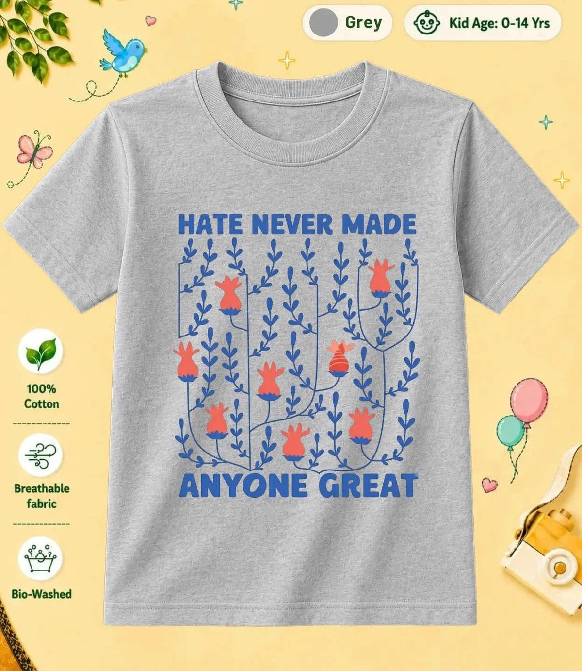 19 October Special Day Kid Cotton Tee Swiftsoul