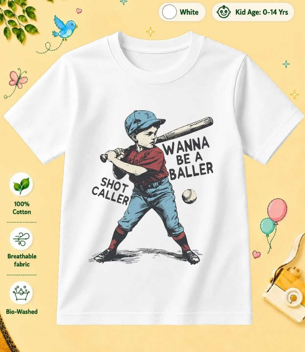 2 February Special Day Kid Cotton Tshirt Swiftsoul