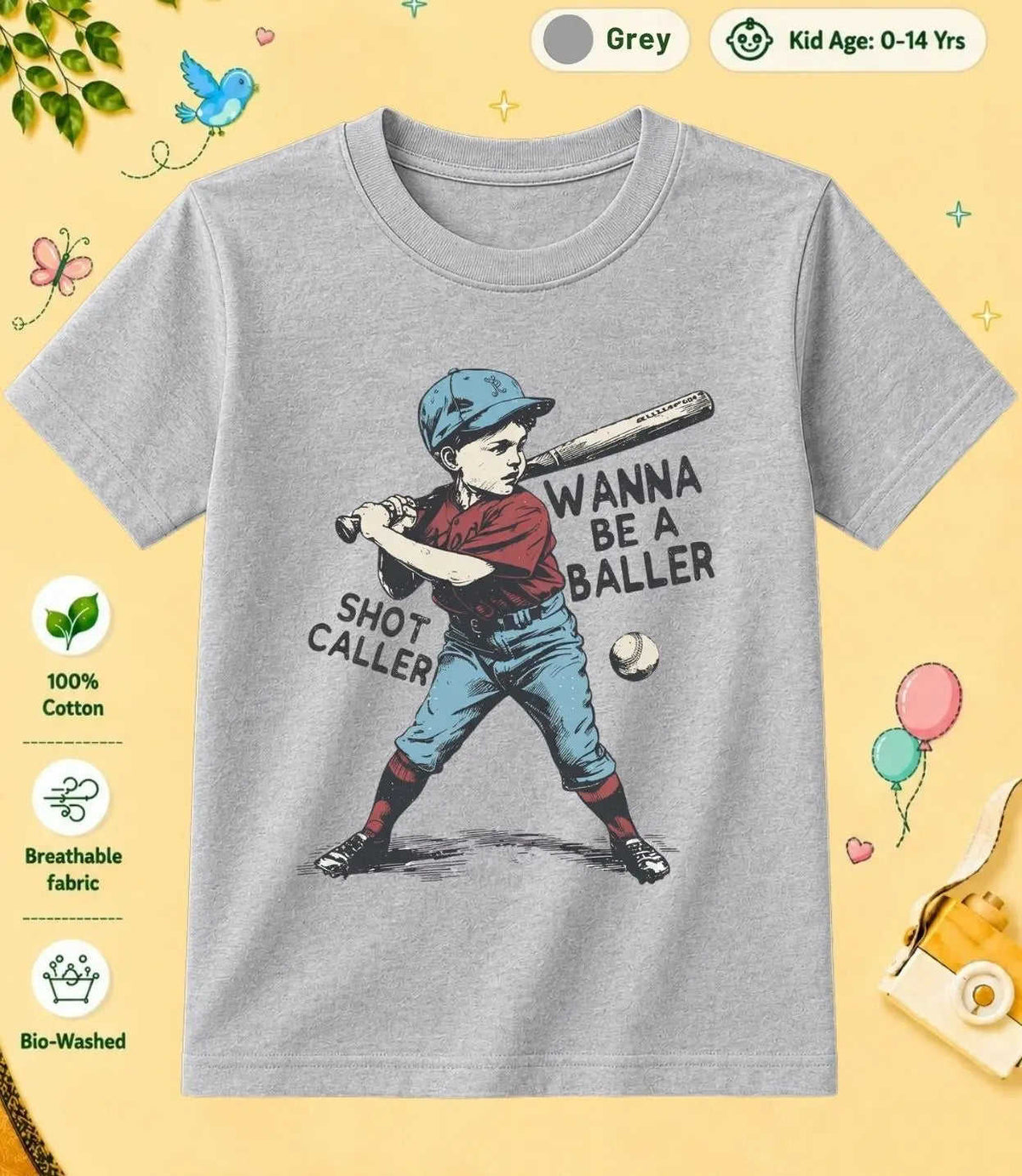 2 February Special Day Kid Cotton Tshirt Swiftsoul