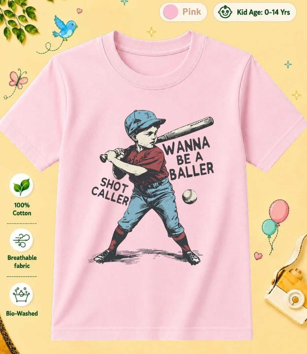 2 February Special Day Kid Cotton Tshirt Swiftsoul