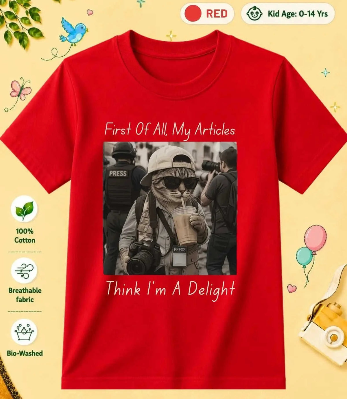 2 November Special Day Kid Cotton Tee Swiftsoul