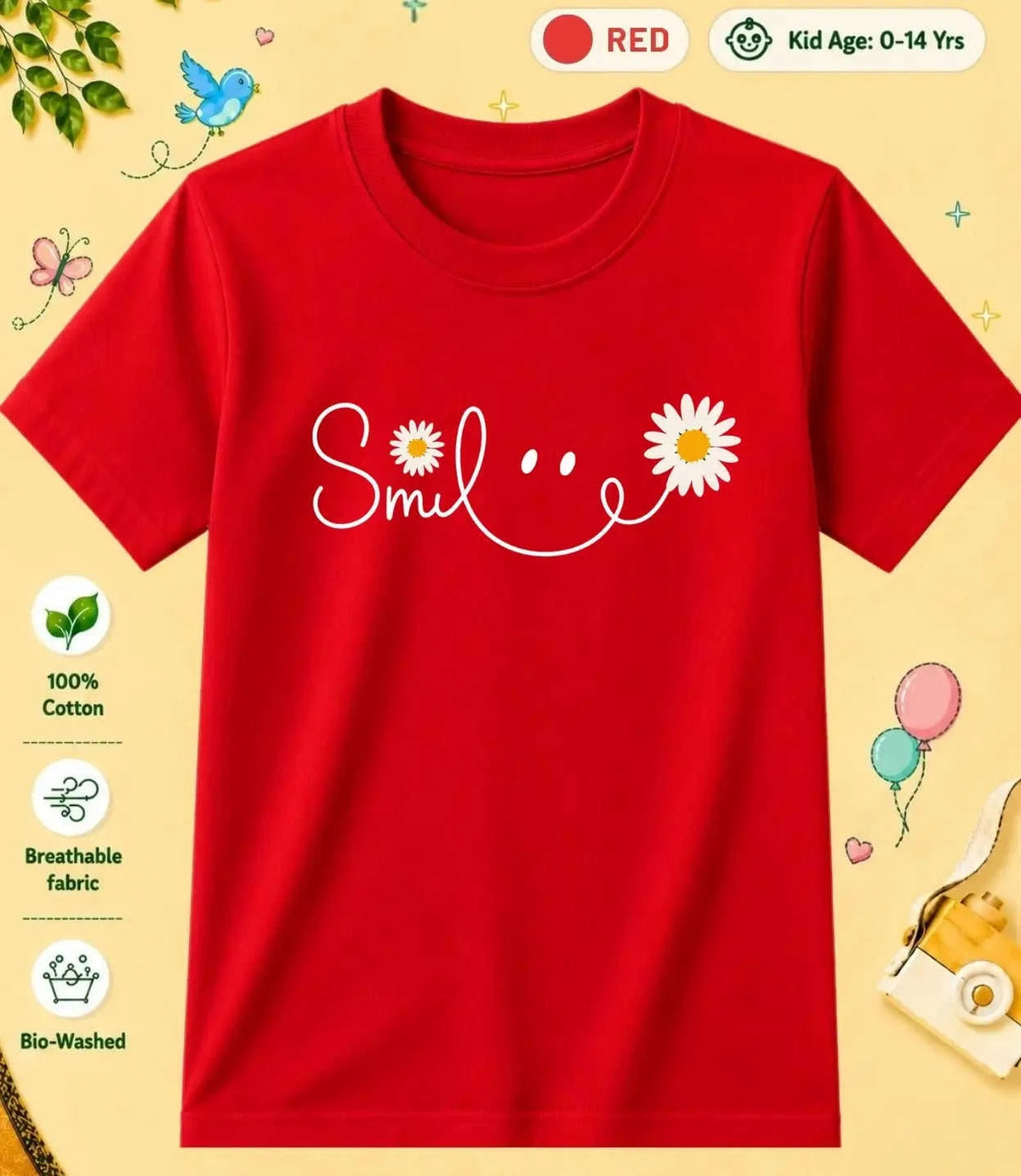 2 October Special Day Kid Cotton Tee Swiftsoul