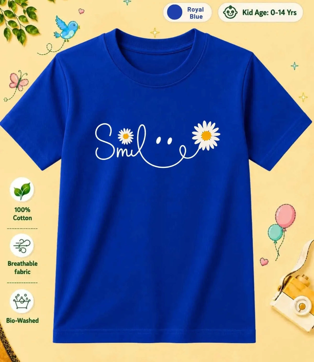 2 October Special Day Kid Cotton Tee Swiftsoul