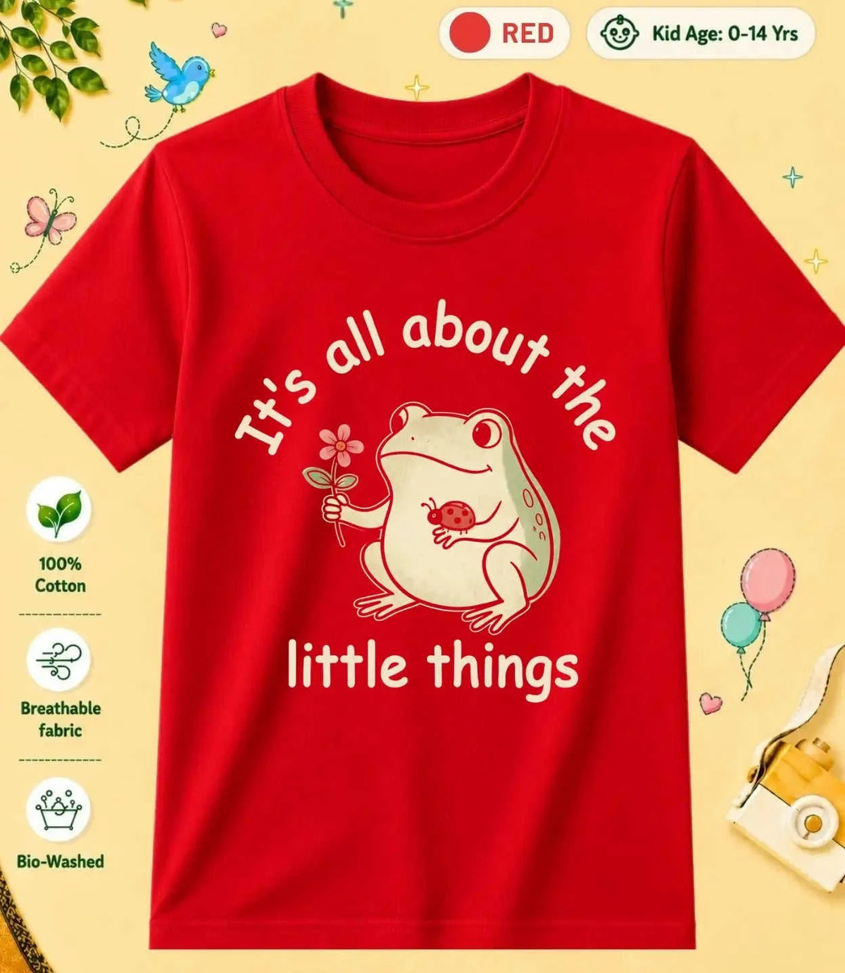 2 October Special Day Kid Cotton Tee Swiftsoul