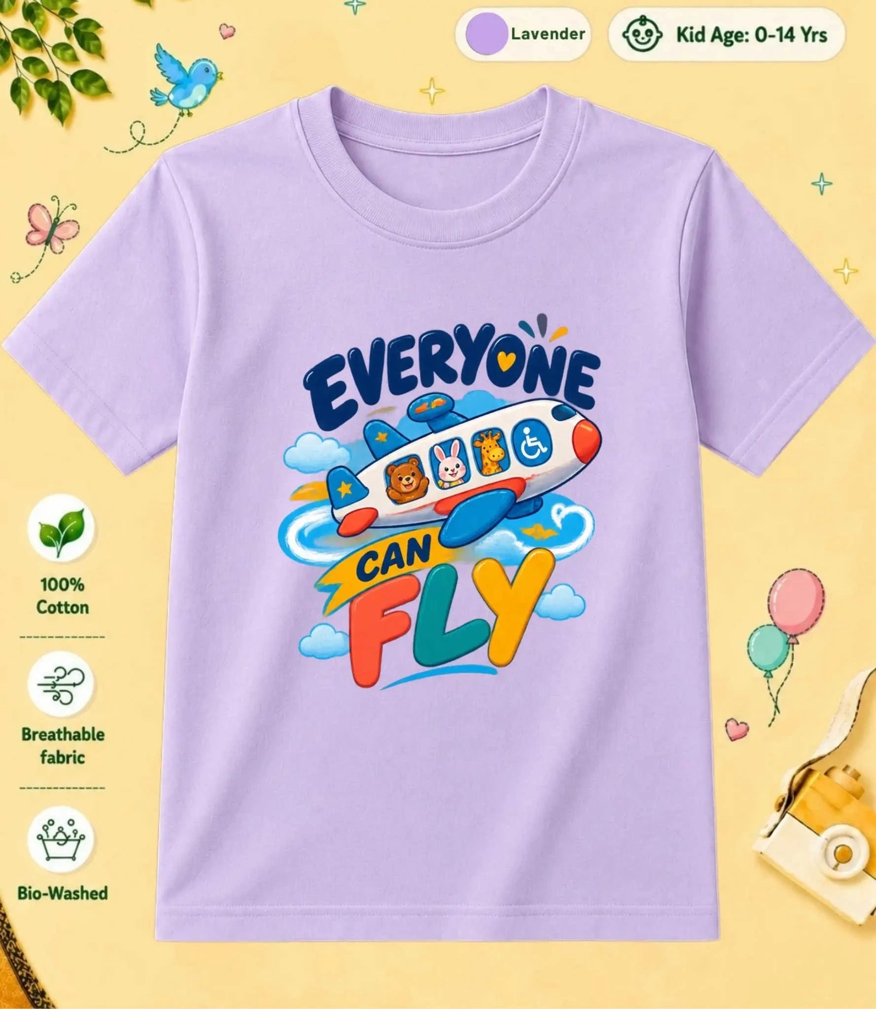 20 August Special Day Kid Cotton Tee Swiftsoul