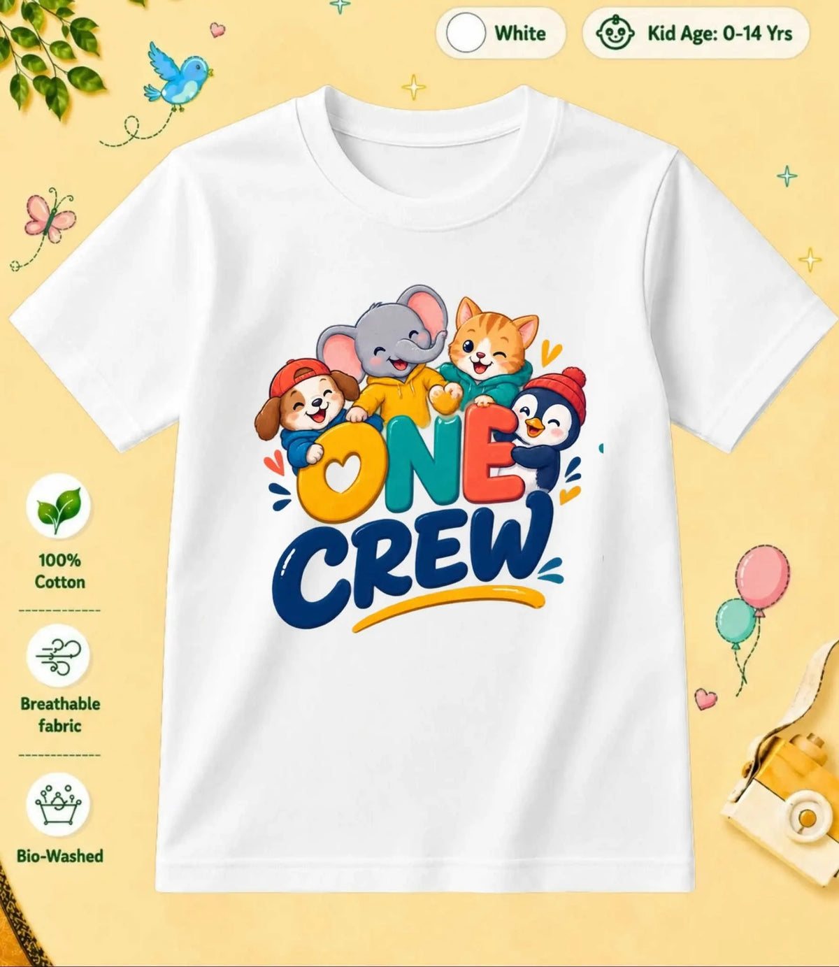 20 August Special Day Kid Cotton Tee Swiftsoul