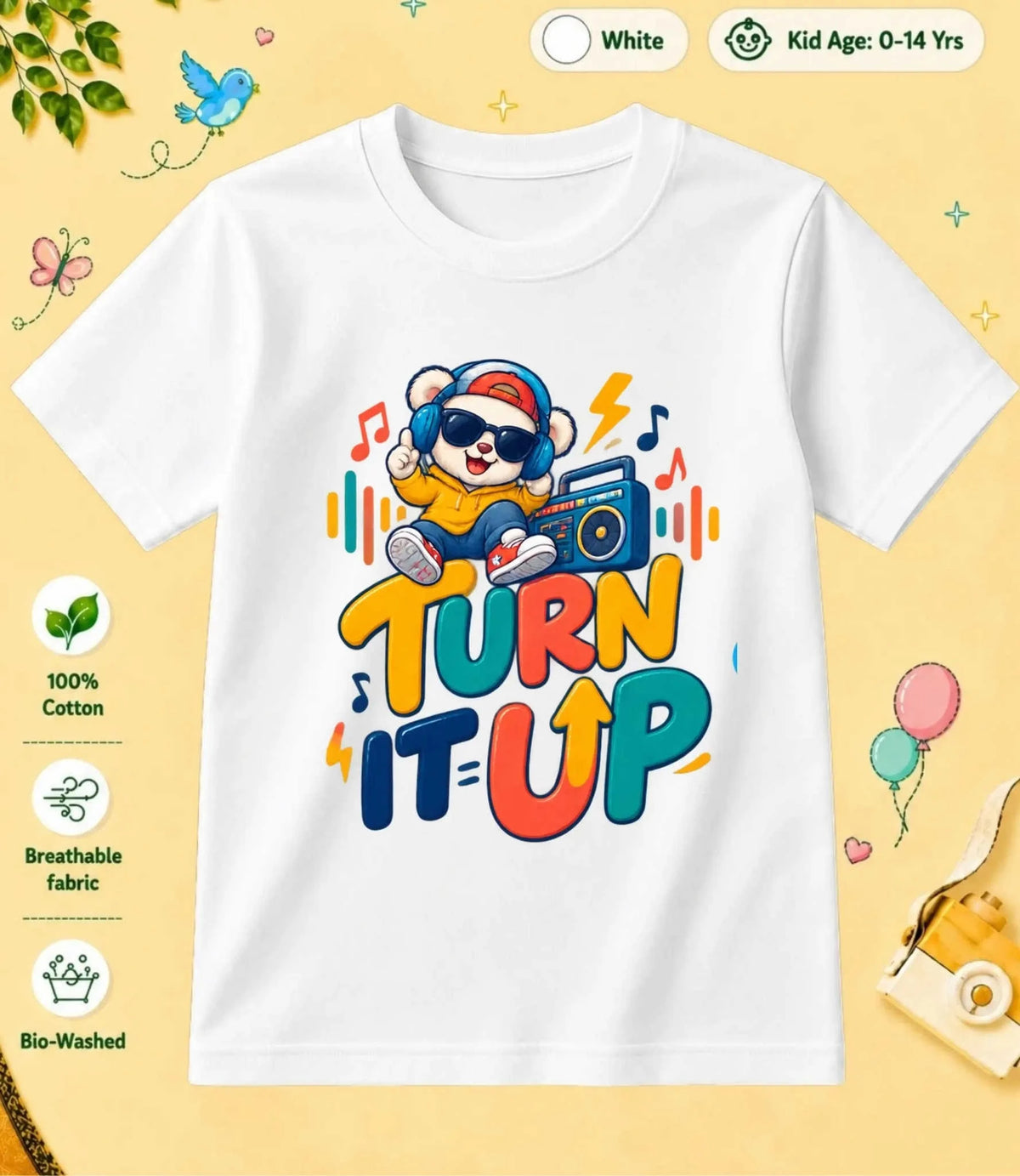 20 August Special Day Kid Cotton Tee Swiftsoul